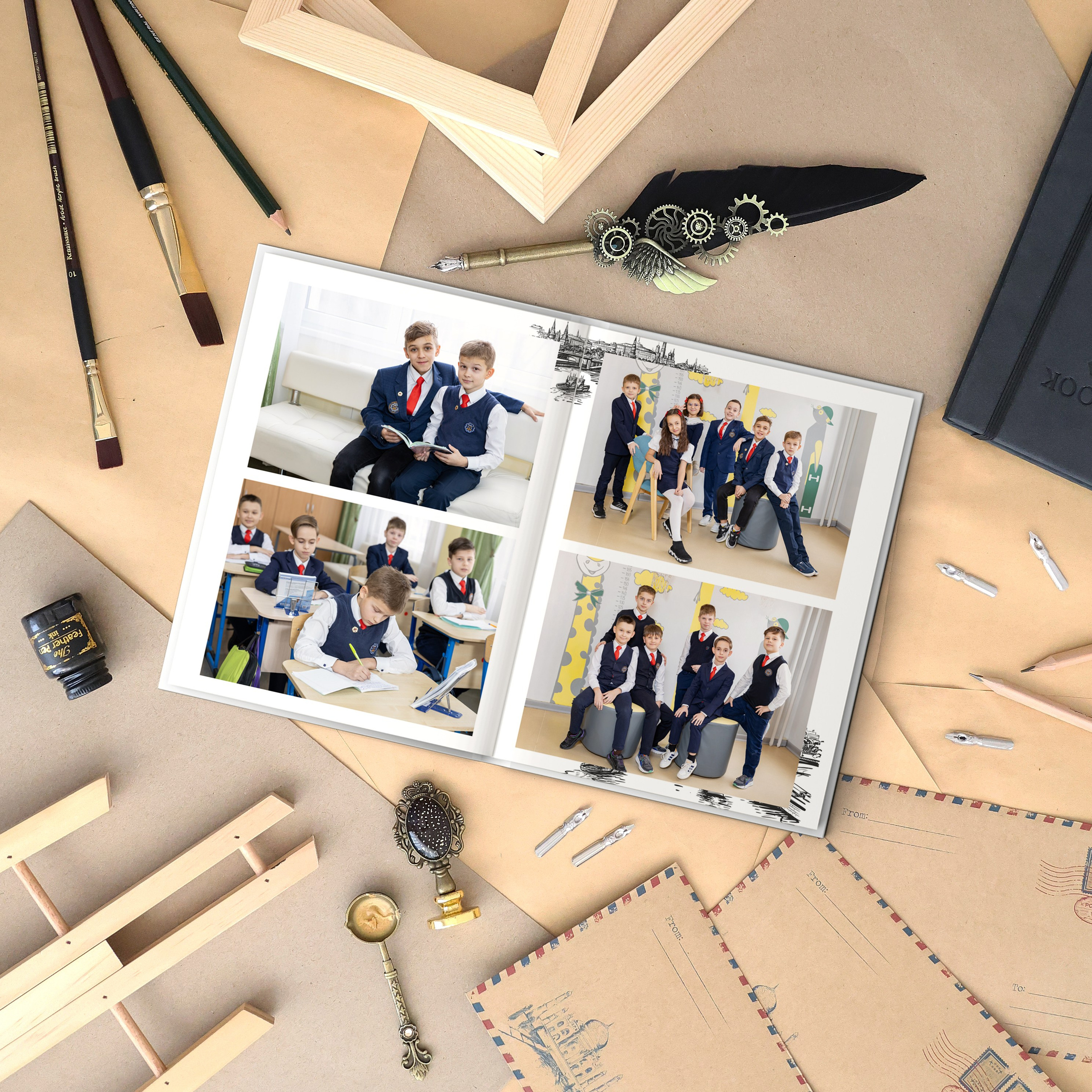 Выпускные альбомы для школы и детского сада. Семейный и детский фотограф Ольга Невская