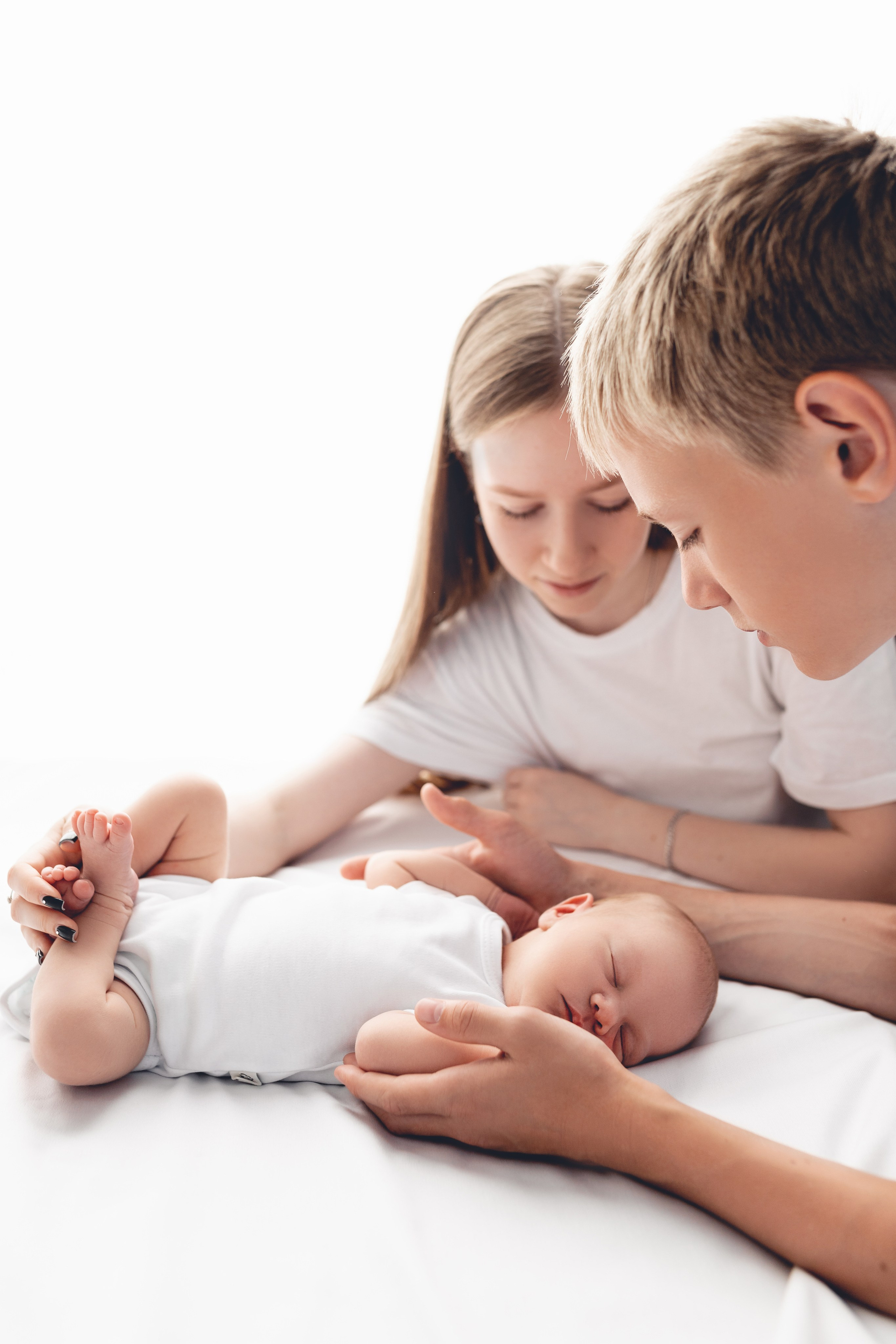 Фотосессия новорожденных в натуральном стиле (natural simple). Фотограф новорожденных в г. Барнаул Ренпенинг Катерина