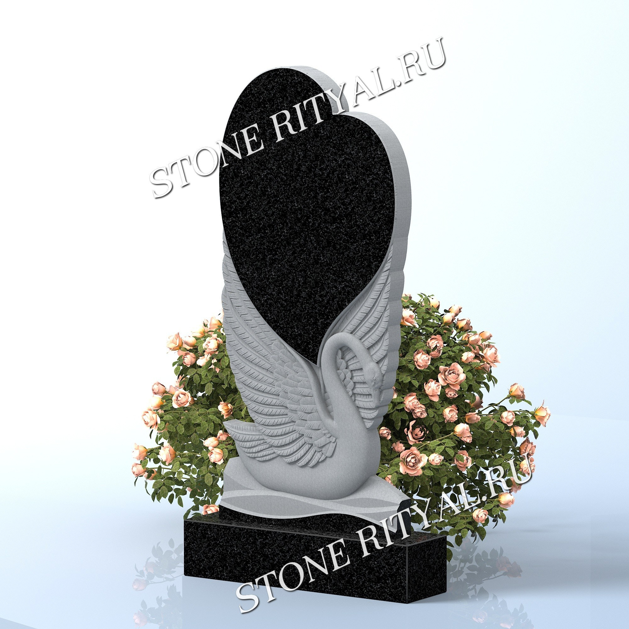 Вертикальные памятники фигурные. Изготовление и установка памятников в Москве и МО