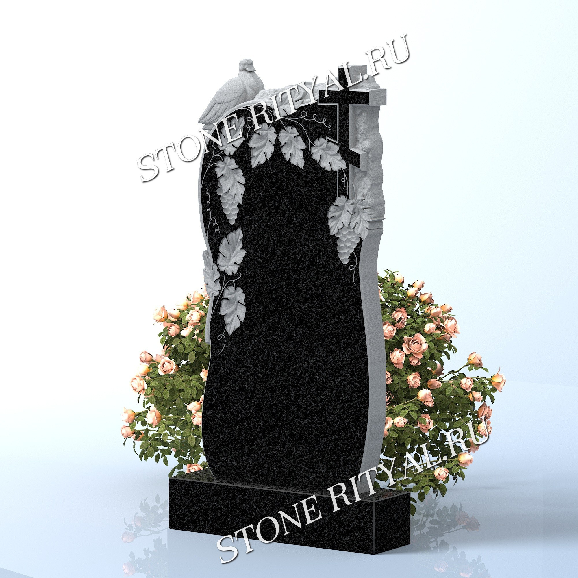 Вертикальные памятники фигурные. Изготовление и установка памятников в Москве и МО