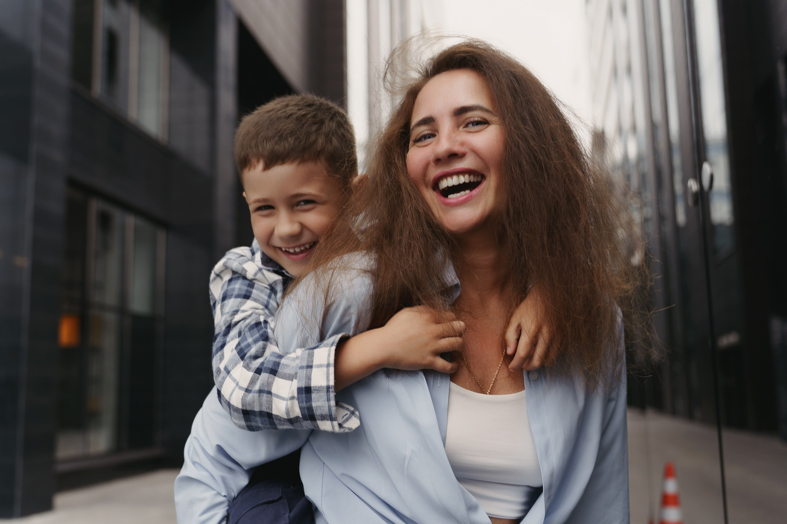 Семейная фотография. Счастливое семейство