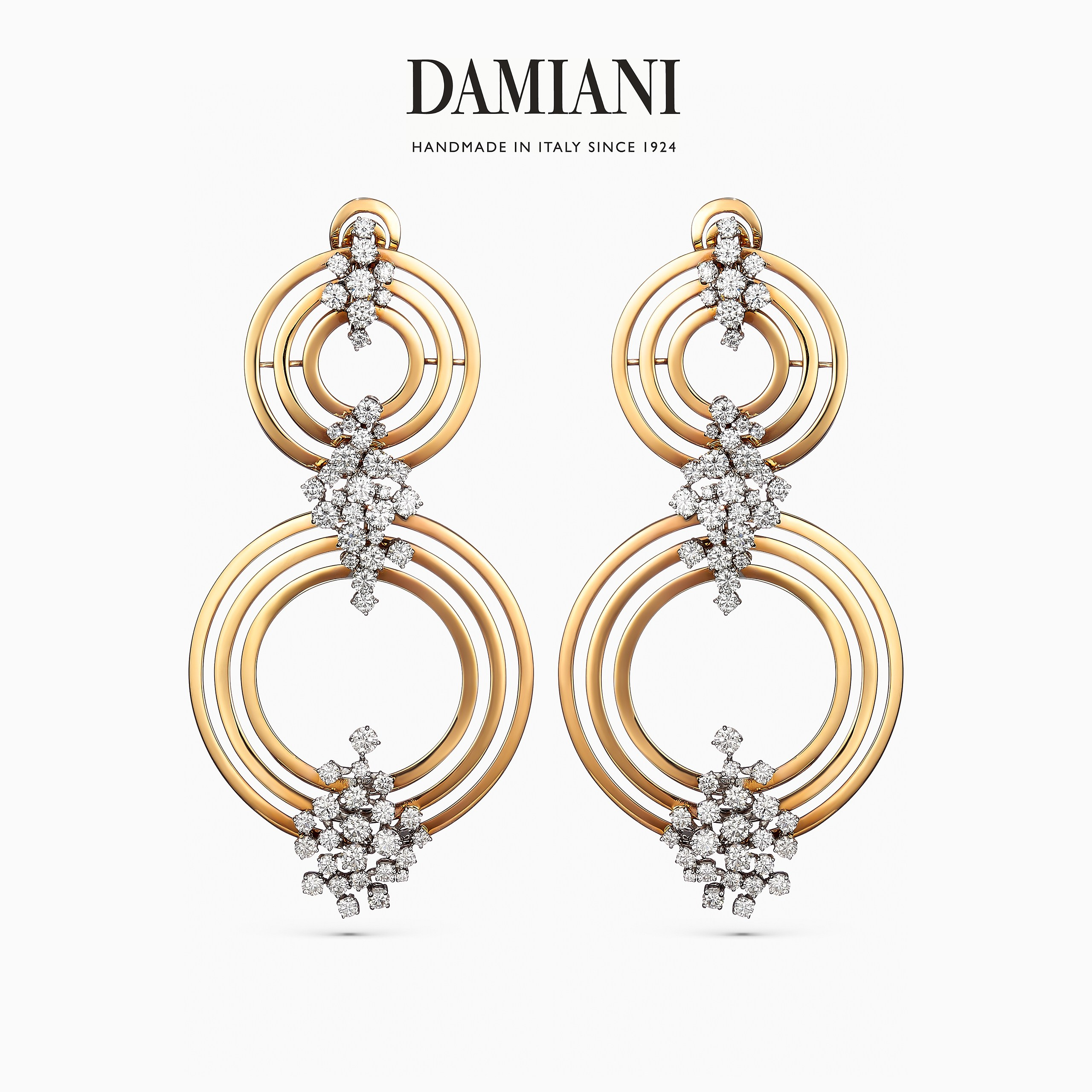 Предметная съёмка серёг Damiani — пример работы с отражающими поверхностями и балансом света.