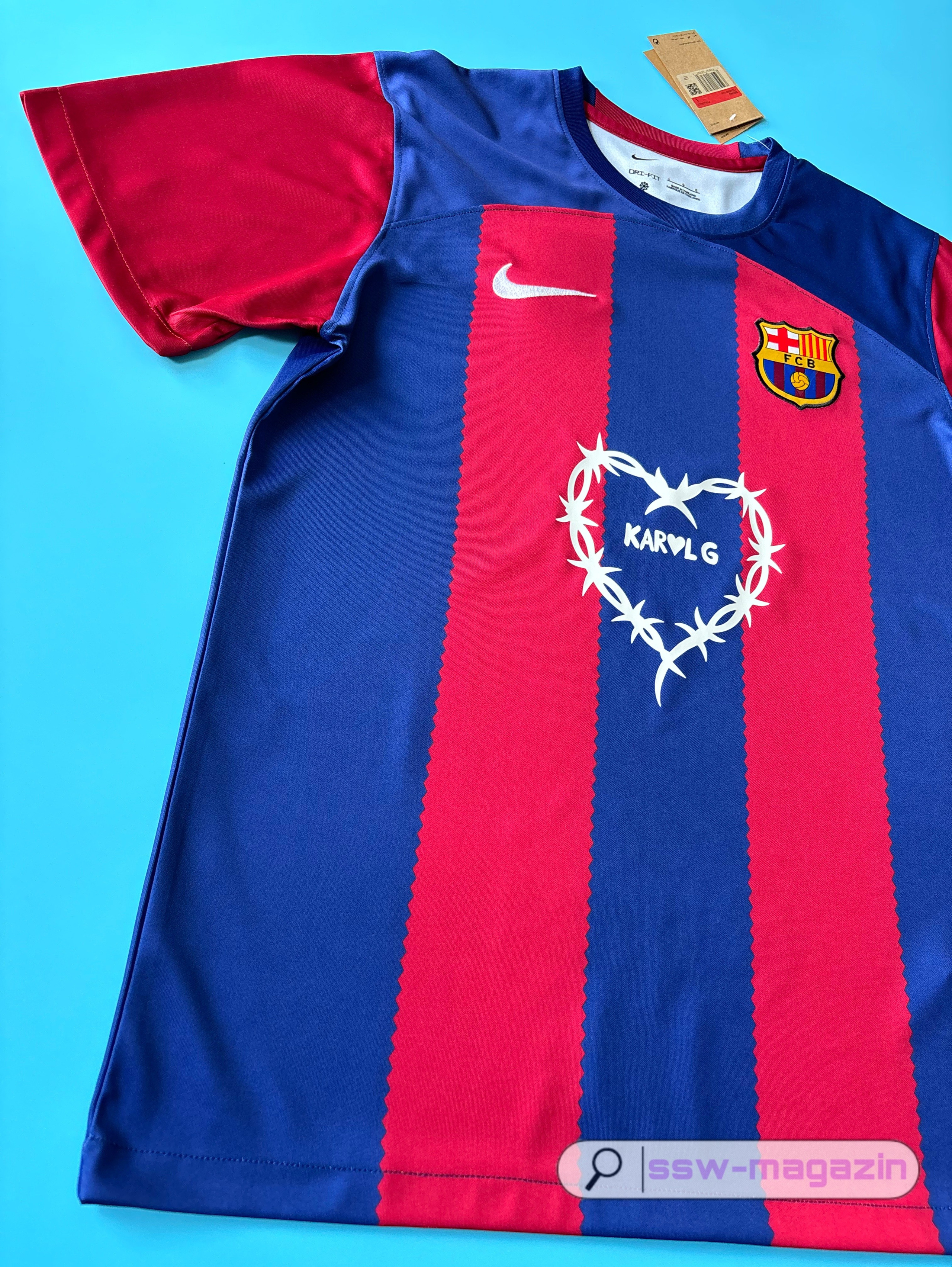 Купить футболку Barcelona Carol G 2024. Футбольный магазин — ssw_magazin