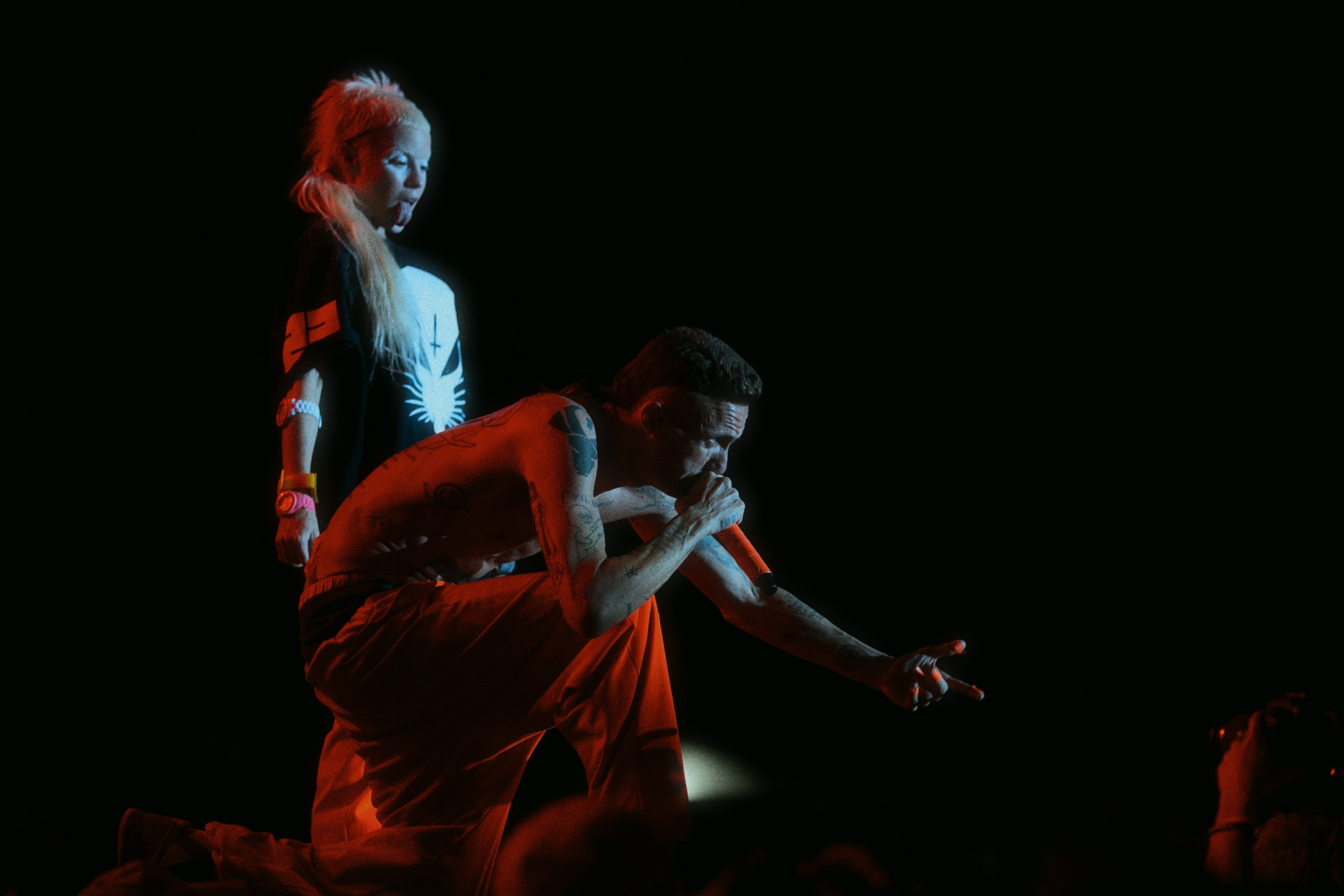 Yolandi x ninja / die antwoord. Фотограф Юрин Евгений