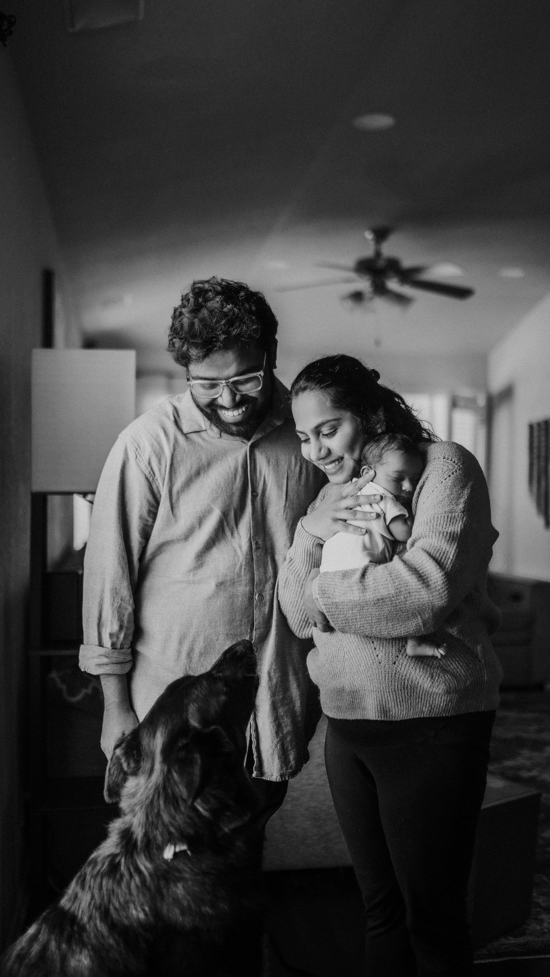 Heartfelt family memories — cozy newborn session