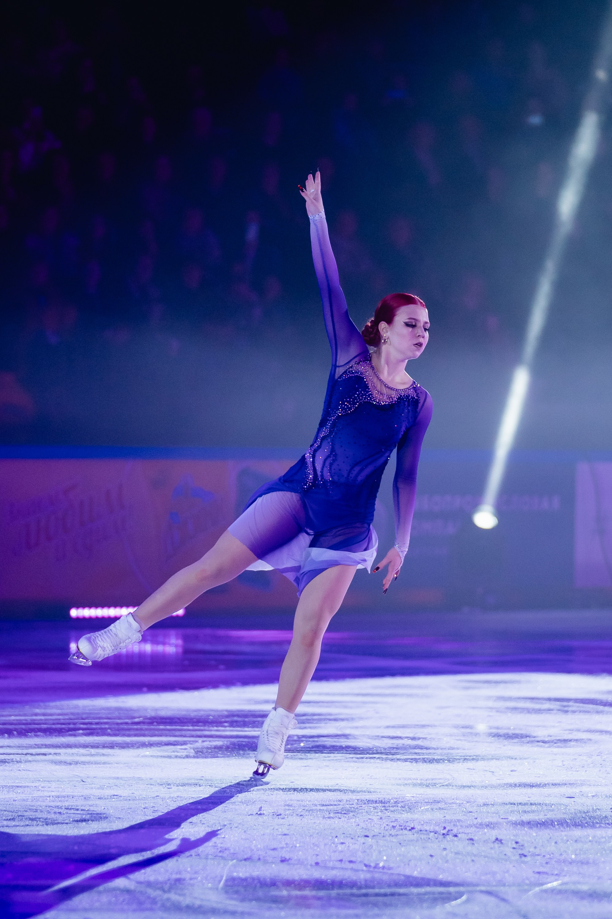 Шоу «Чемпионы на льду» в Новосибирске. Воробьева Ксения — Спортивный и танцевальный фотограф Новосибирск