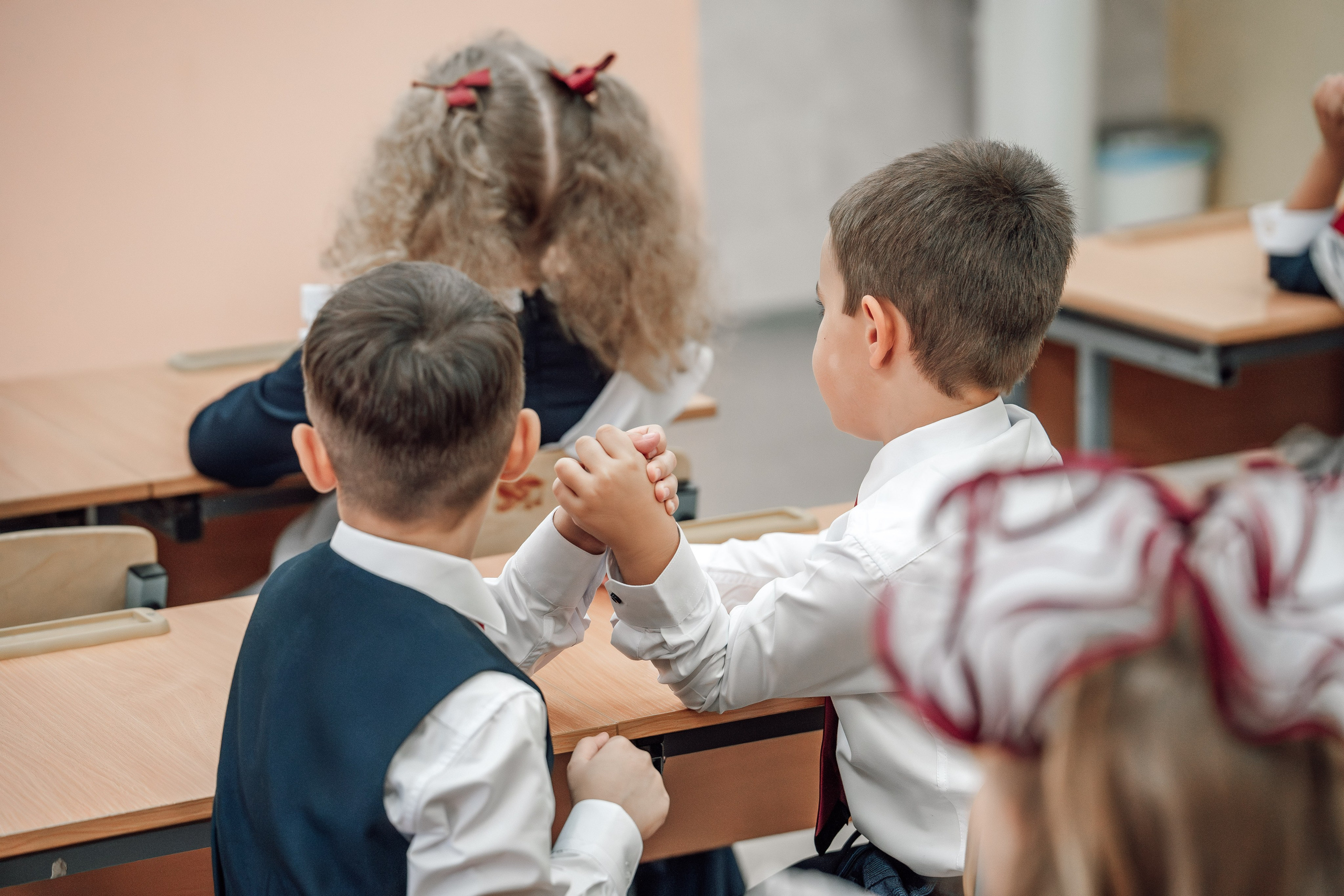 Первоклашки. Фотограф Юлия Паськова, город Бирюч