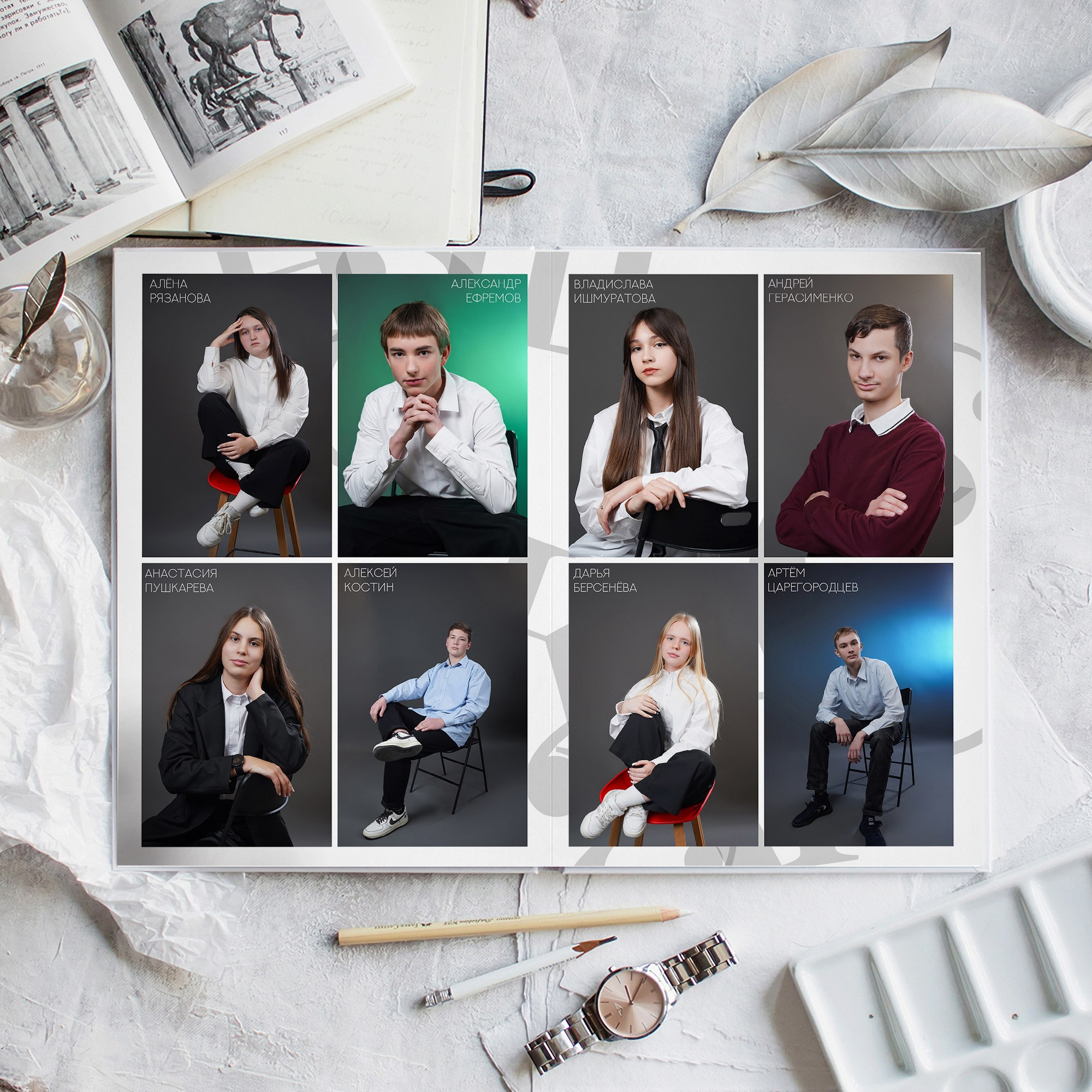 Альбом ultra 7 разворотов. Фотограф в детский сад в Екатеринбурге, выпускные альбомы Юлия Умерова