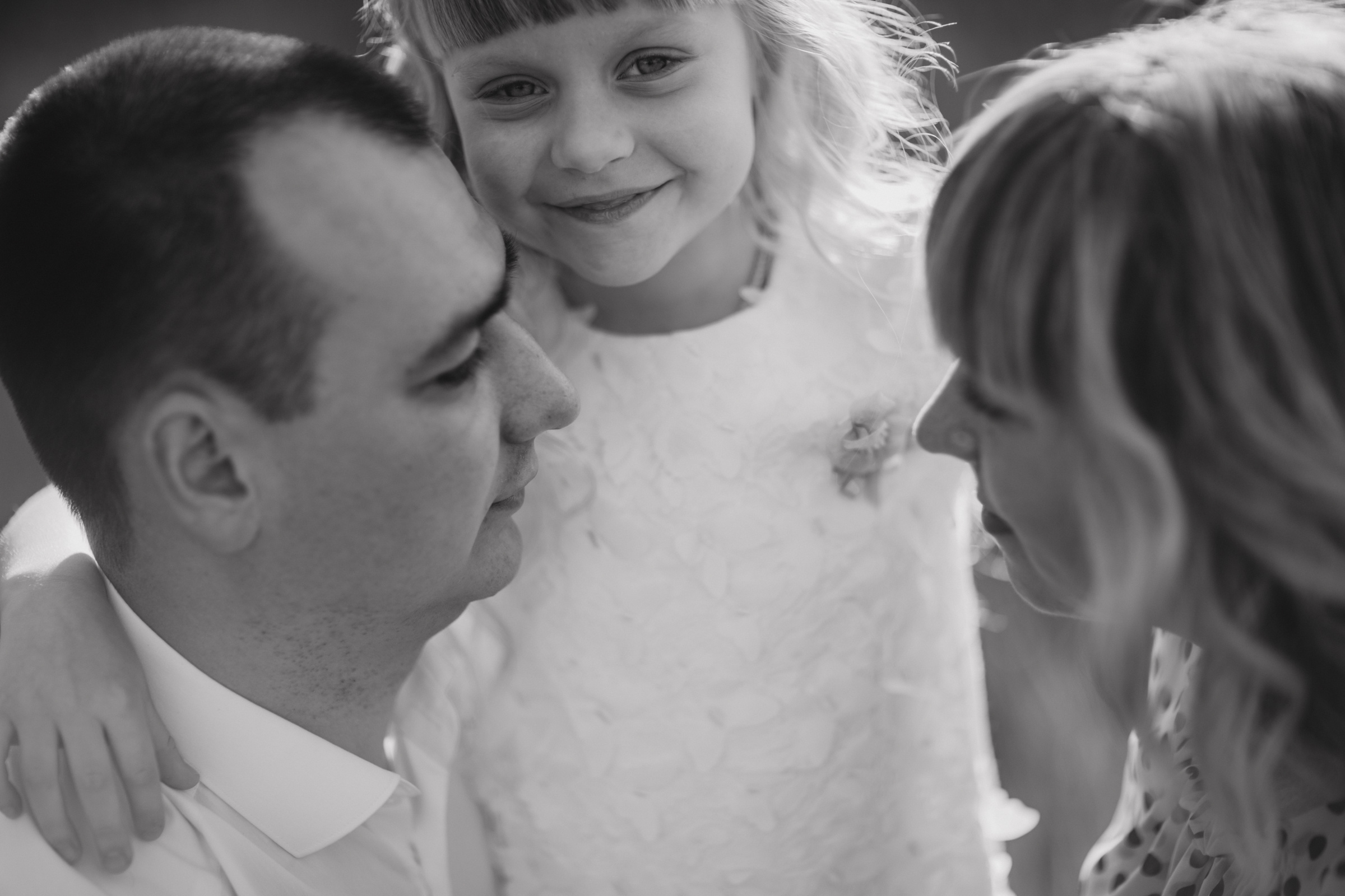 Даша, мама Оля, папа Саша. Семейный фотограф Оля Гладченко