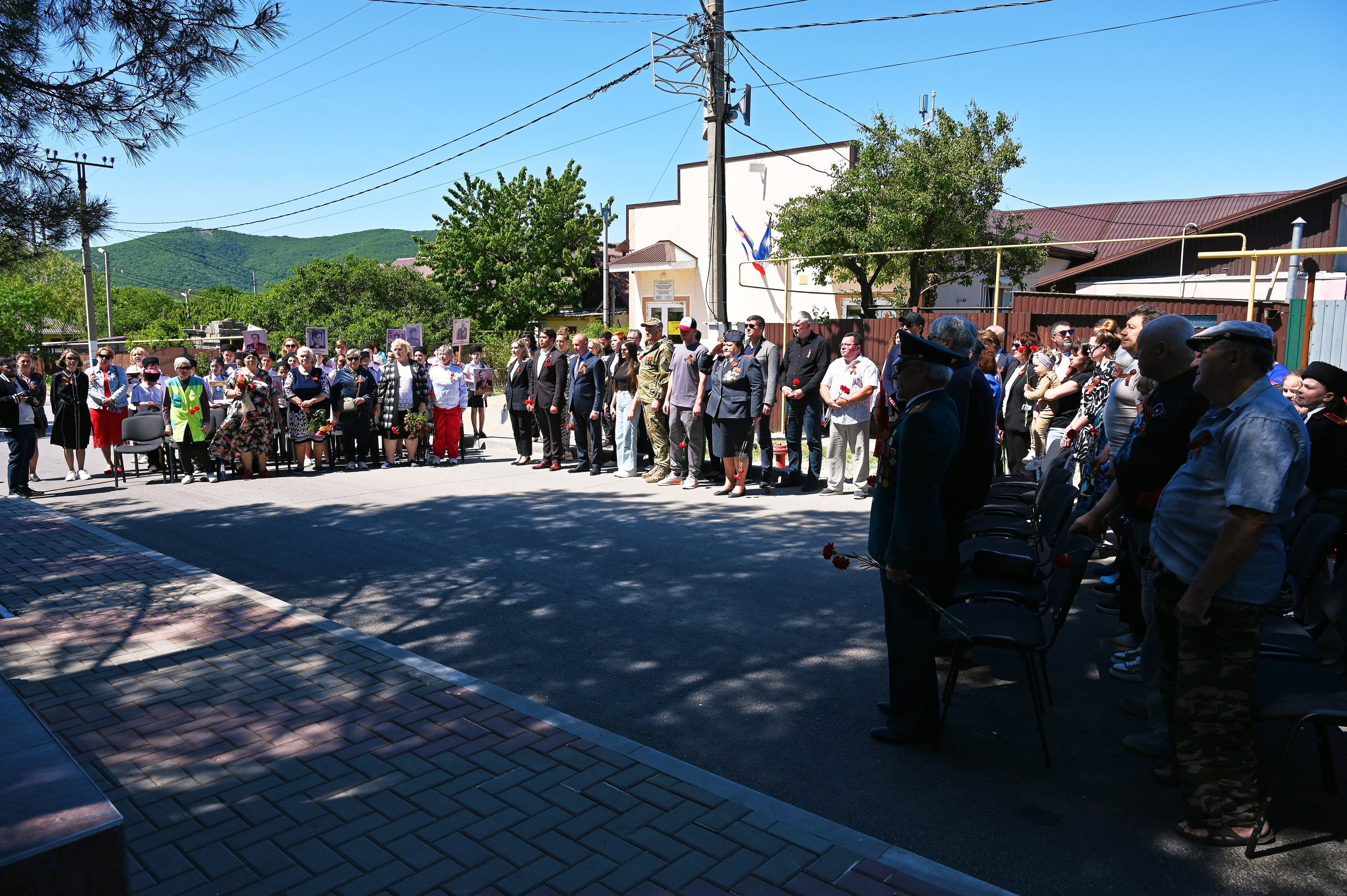 Митинг в с. Виноградное. Жизнь курорта Кабардинка в фотографиях
