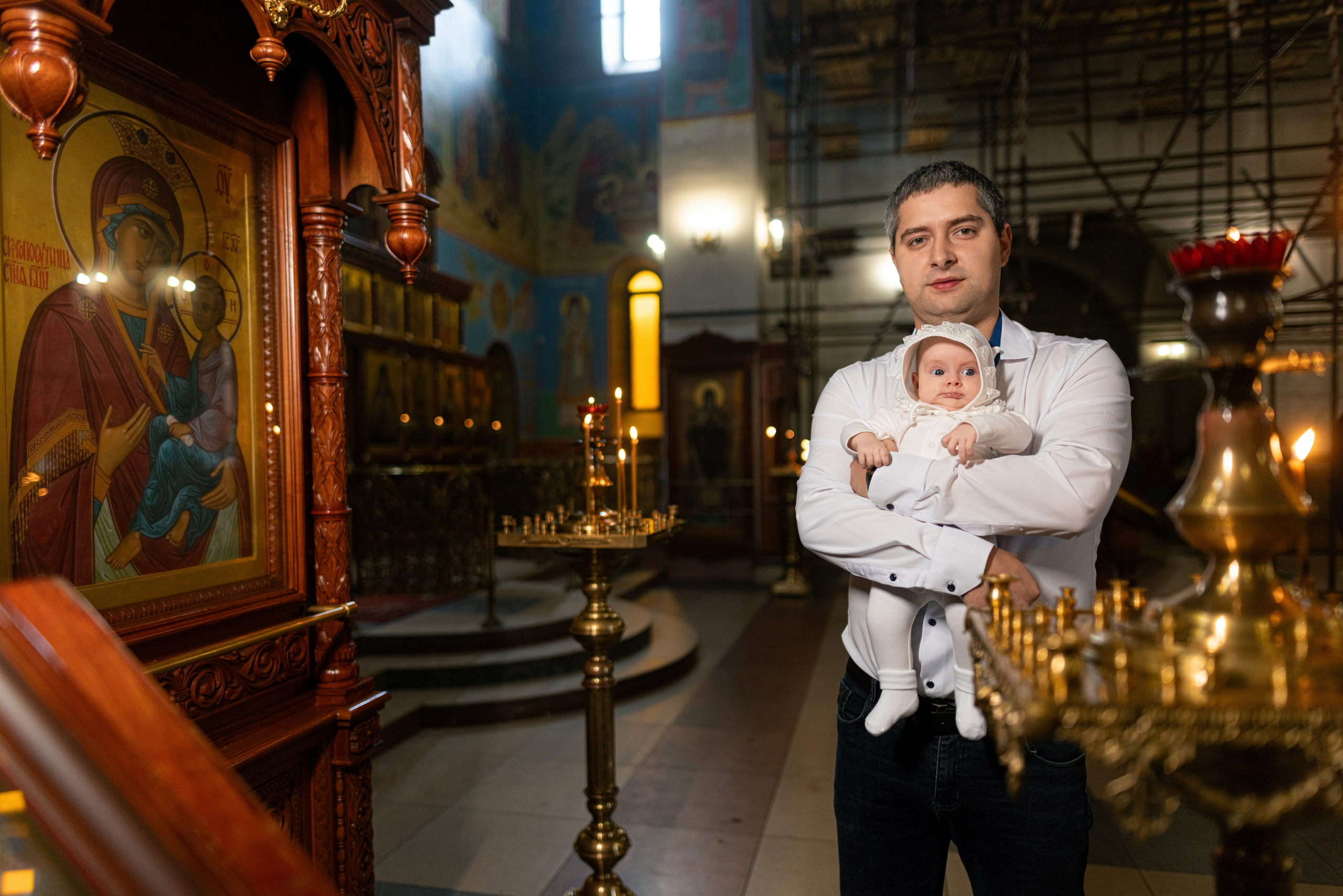 Крещение Алины. Дмитрий Шульгин, портретный фотограф в Воронеже