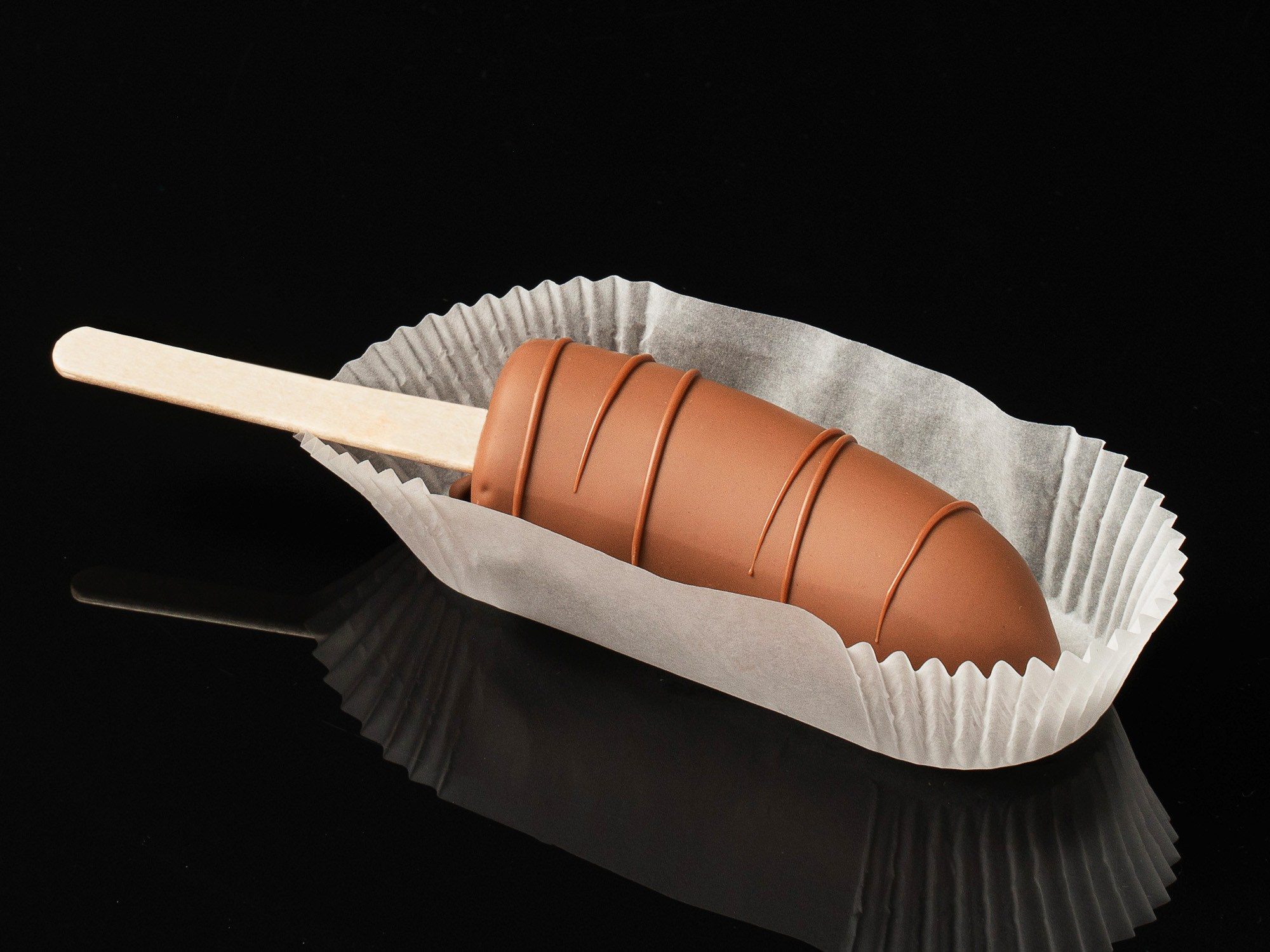 банан в молочном шоколаде