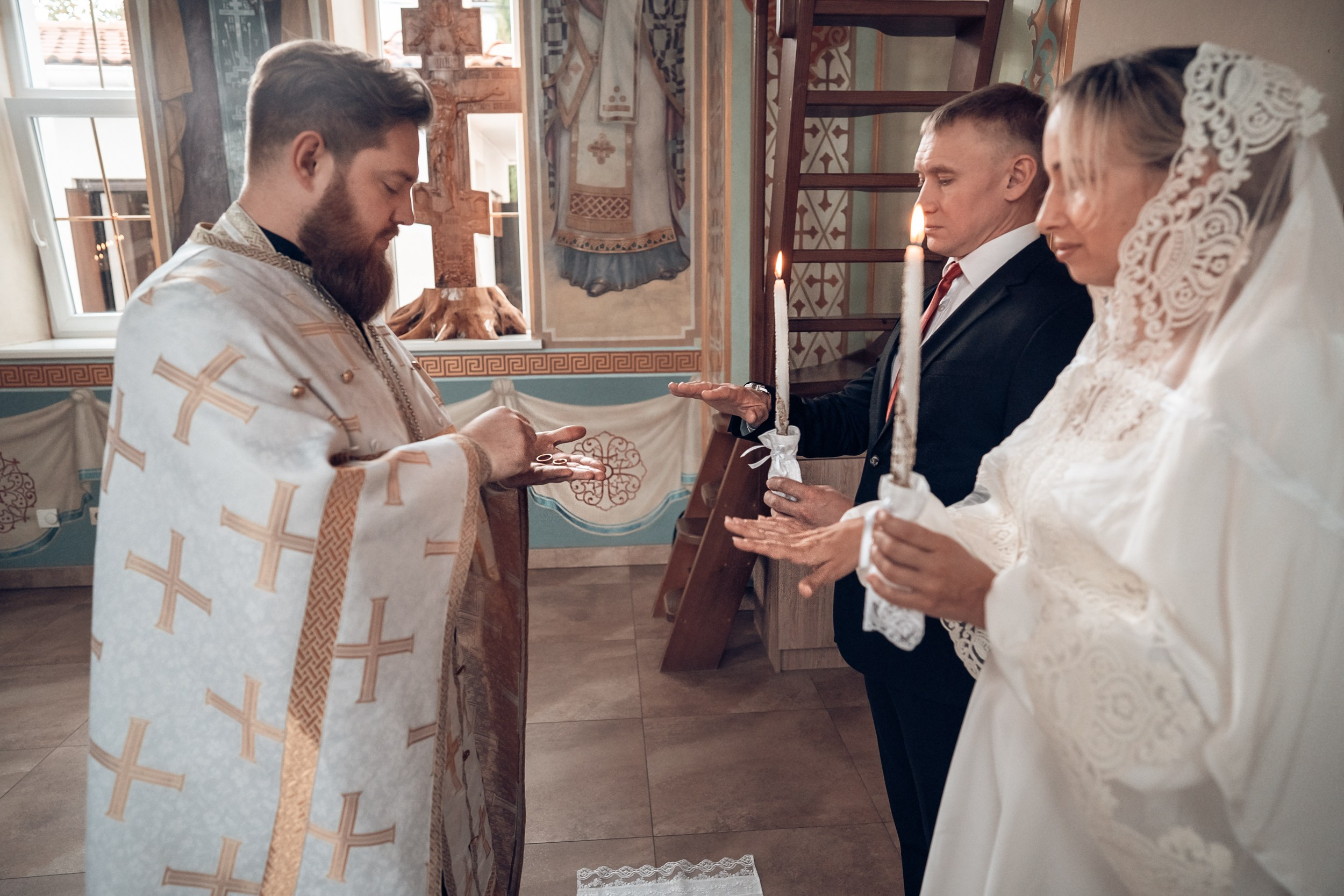 Венчание в храме ап.Андрея Первозванного Севастополь. Церковный фотограф Севастополь