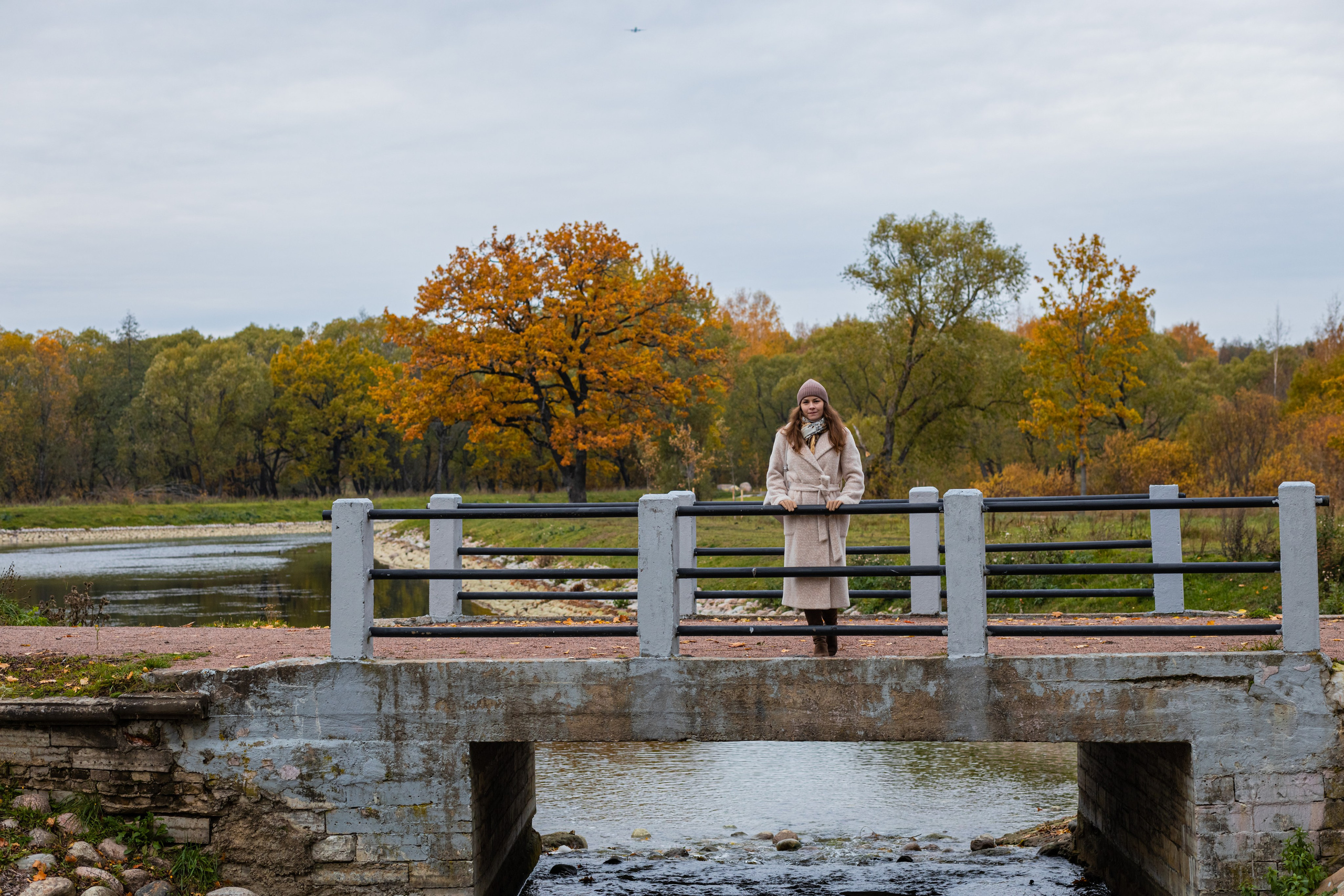 Осеняя фотосессия в Петергофе