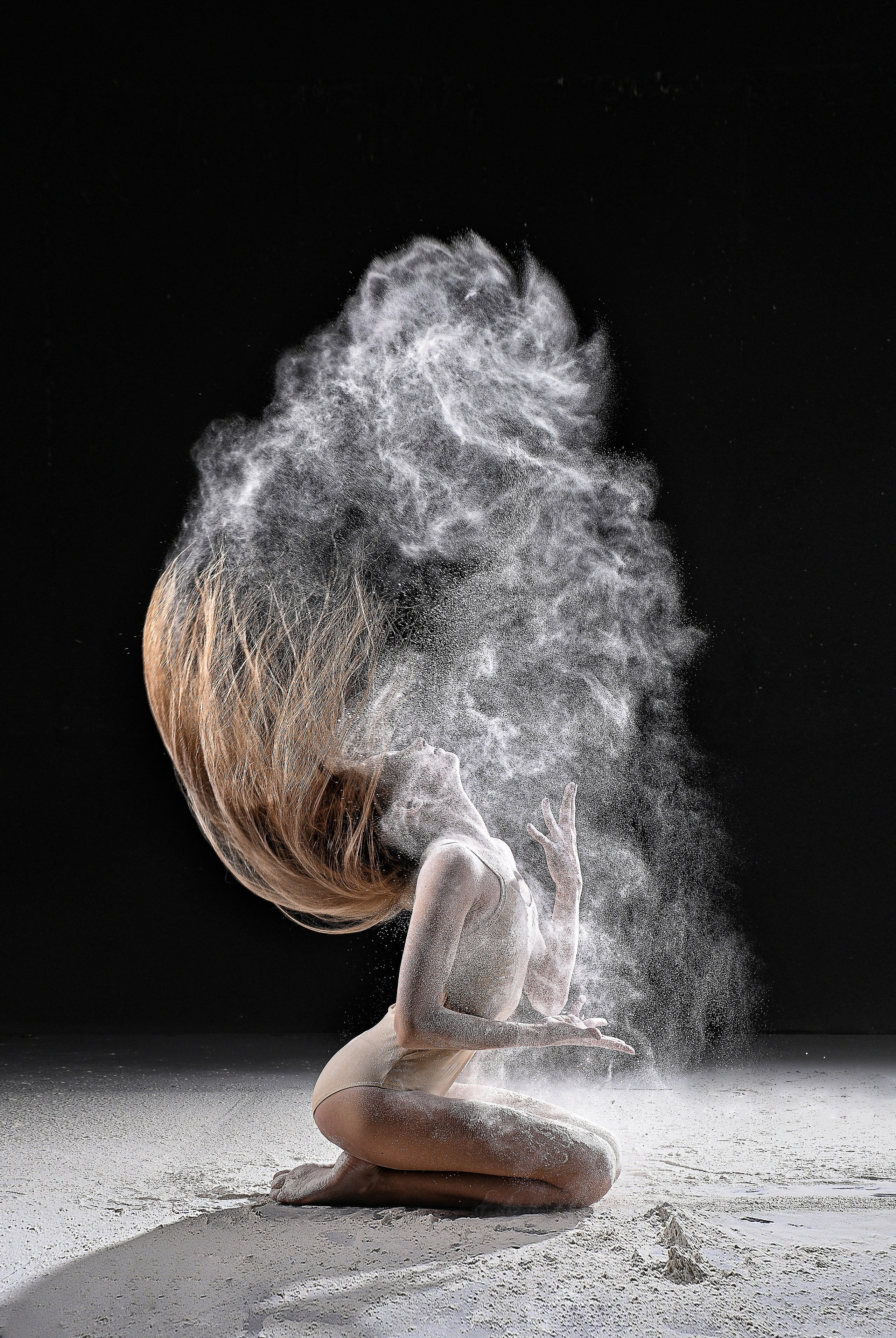 Фотосессия с мукой