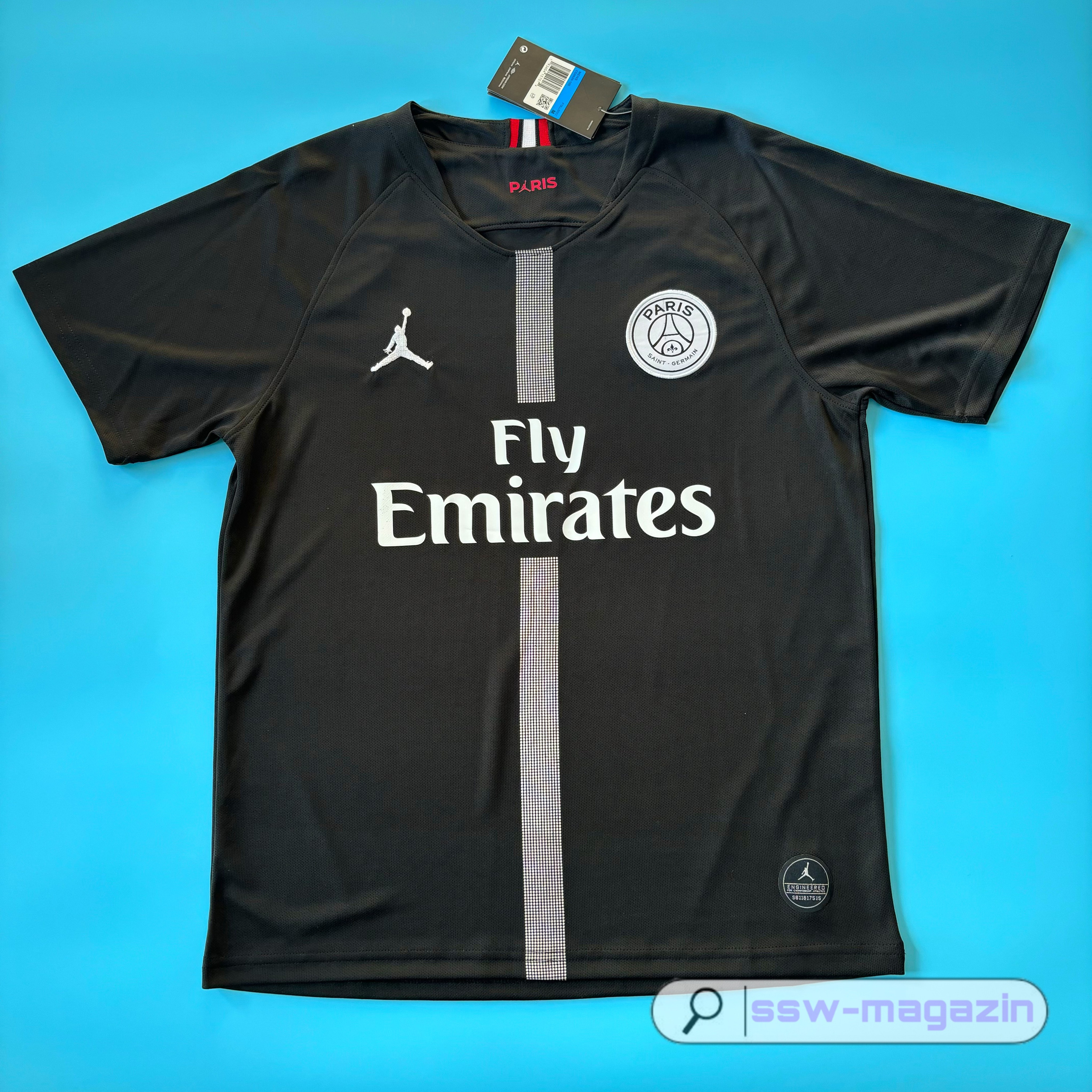 Футболка PSG 2018-2019 чёрная купить. Футбольный магазин — ssw_magazin