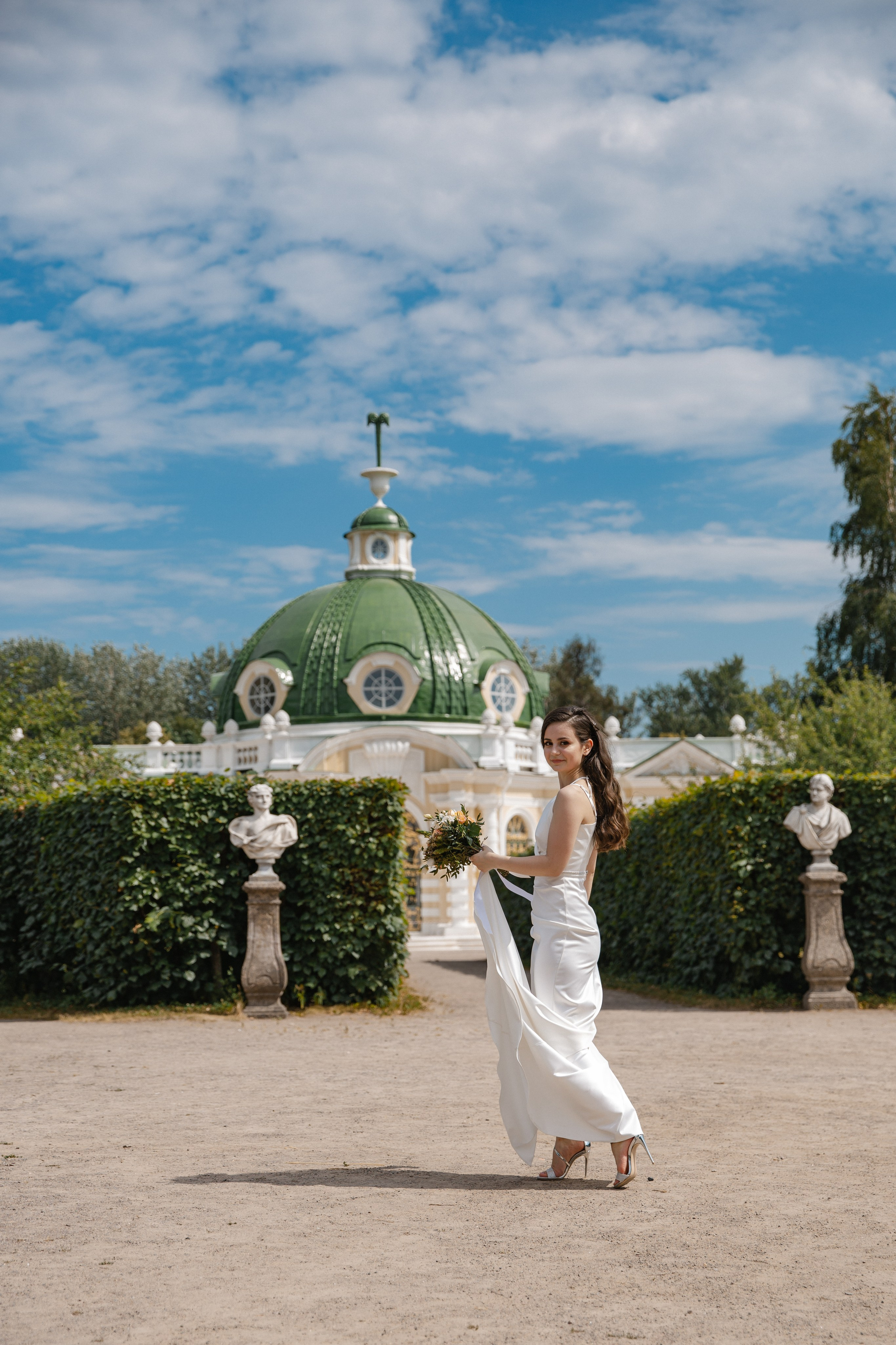 Свадебная фотосессия в Кусково. Фотограф и видеограф Анна Домашенко