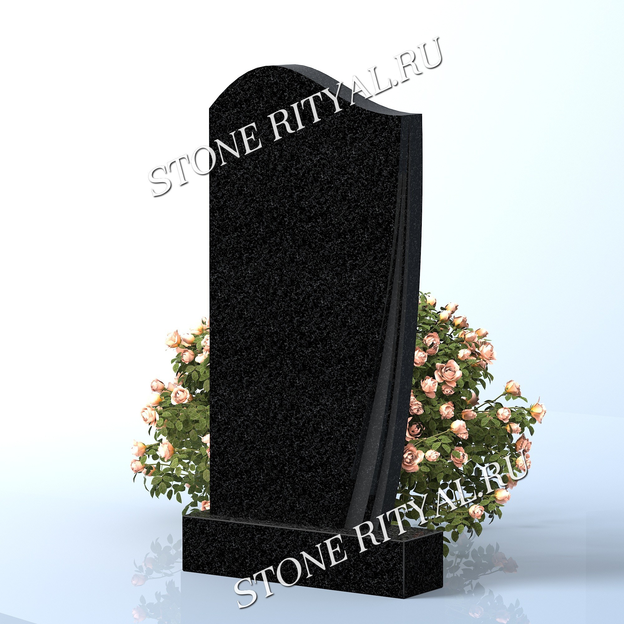 Вертикальные памятники прямые. Изготовление и установка памятников в Москве и МО