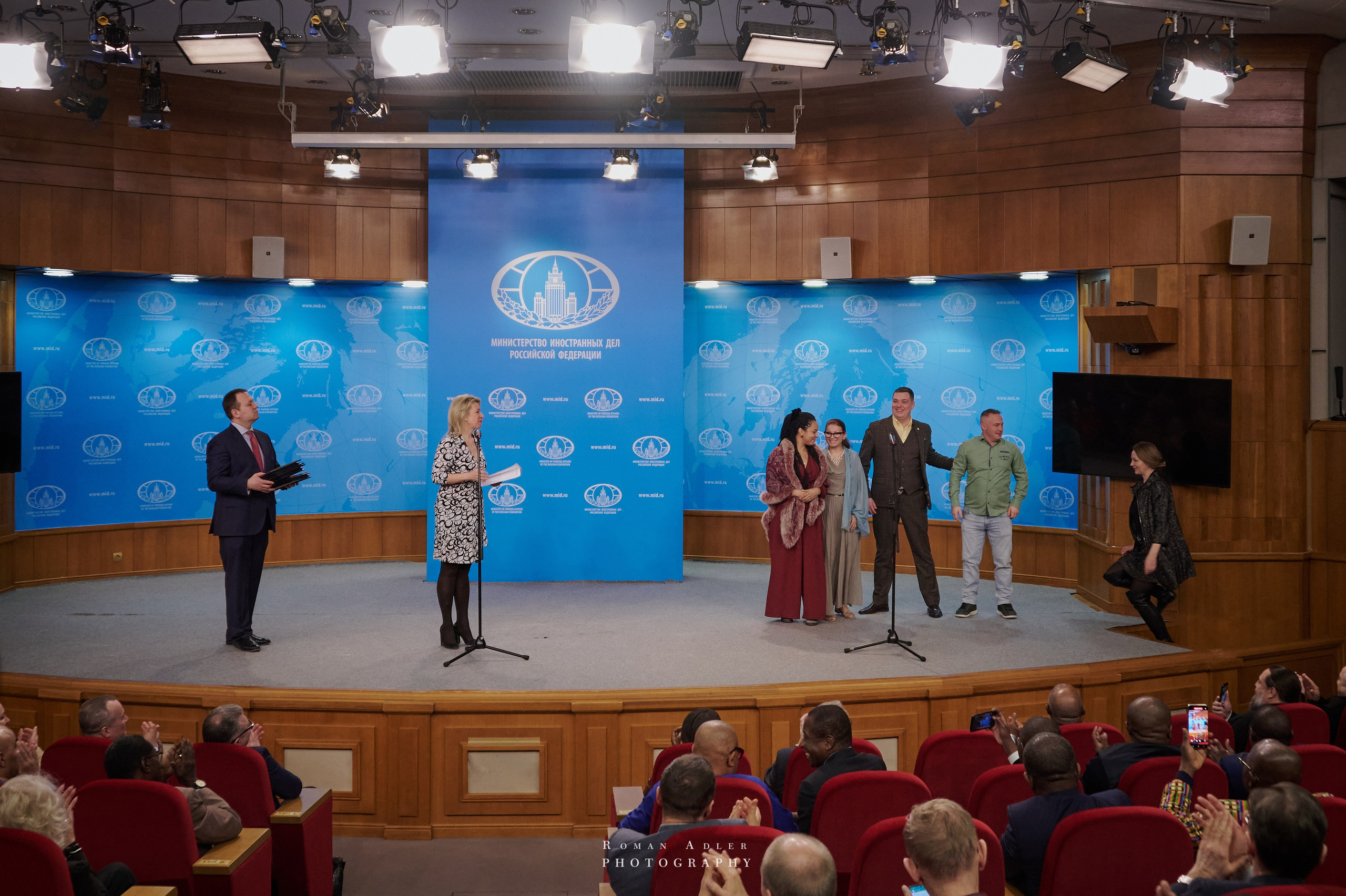 Презентация киноленты «Black to USSR». Фотограф Роман Адлер