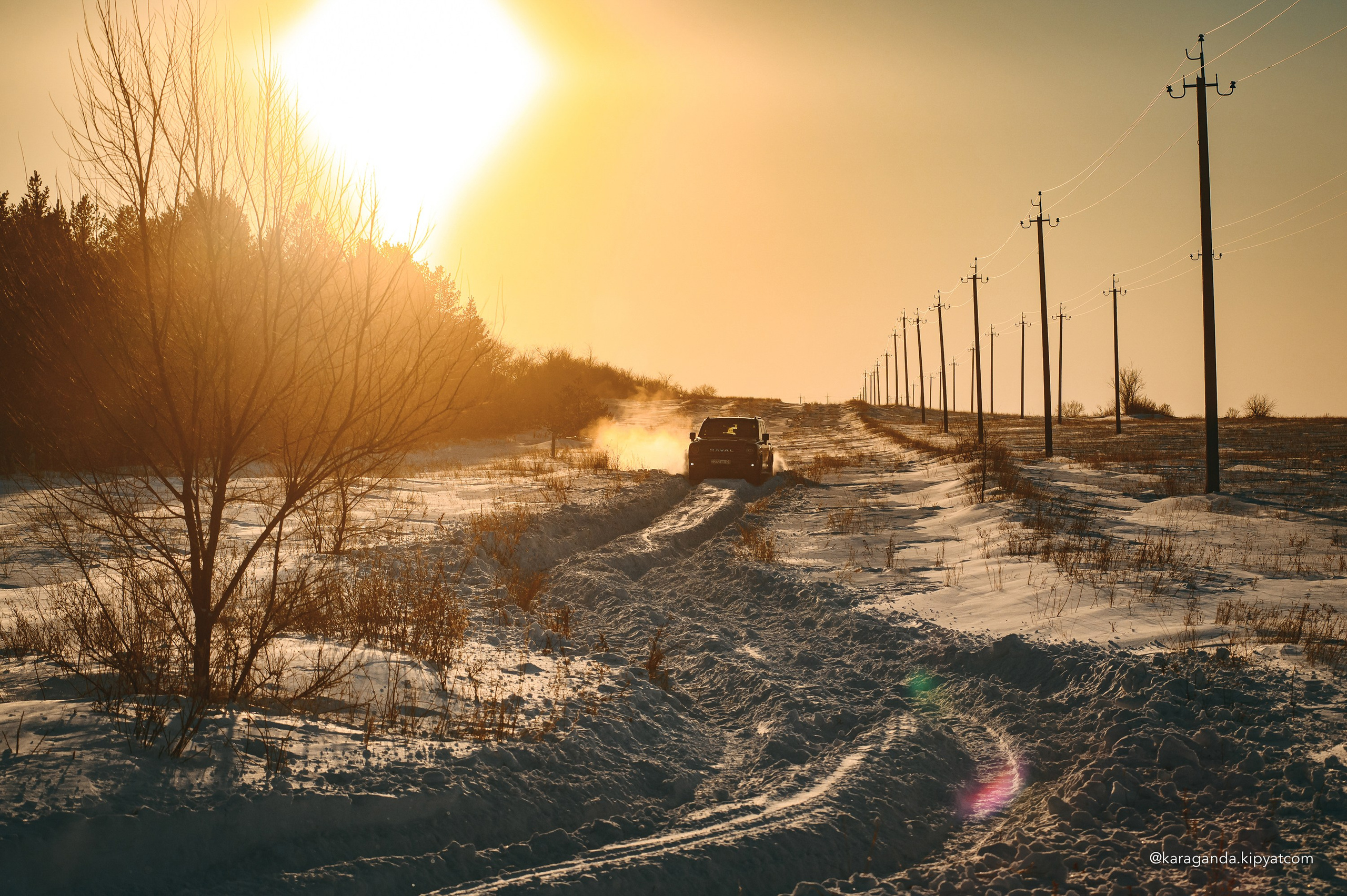 Зимний заезд на HAVAL H9. Кипятком Караганда