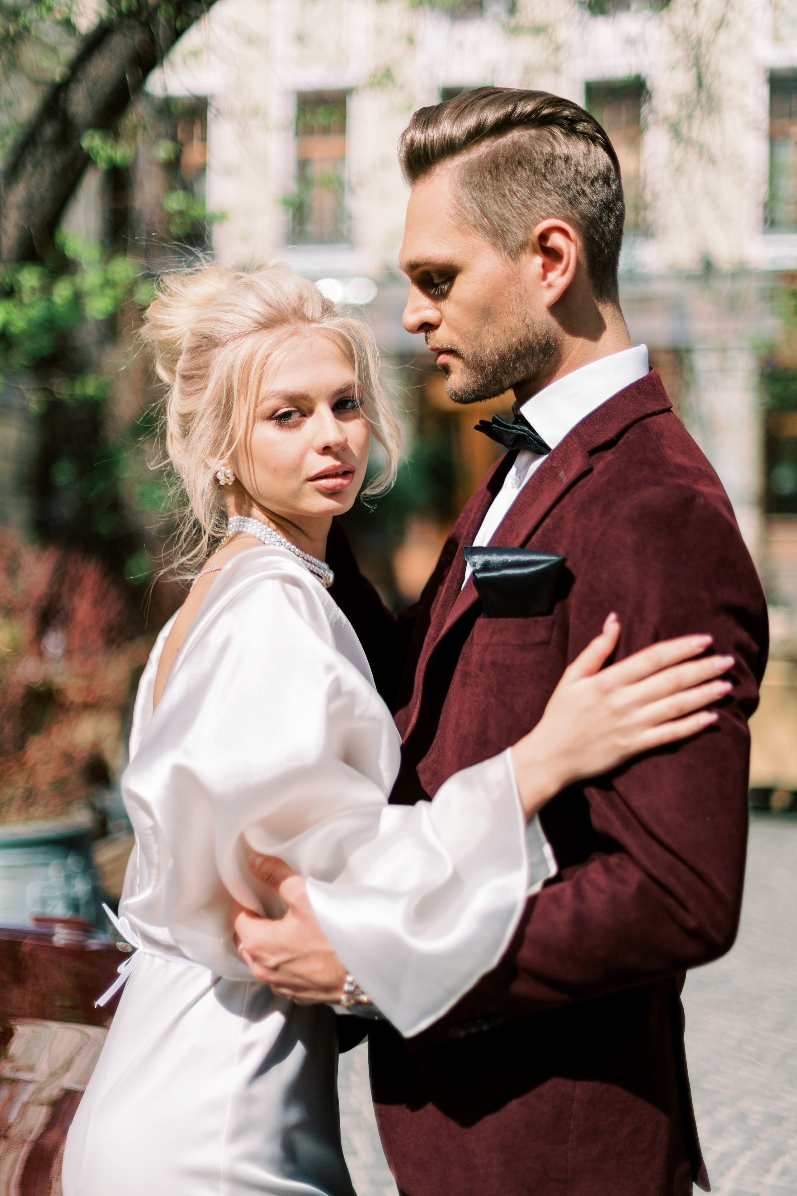 Свадебная фотосессия в Москве, отель Hotel Russo-Balt