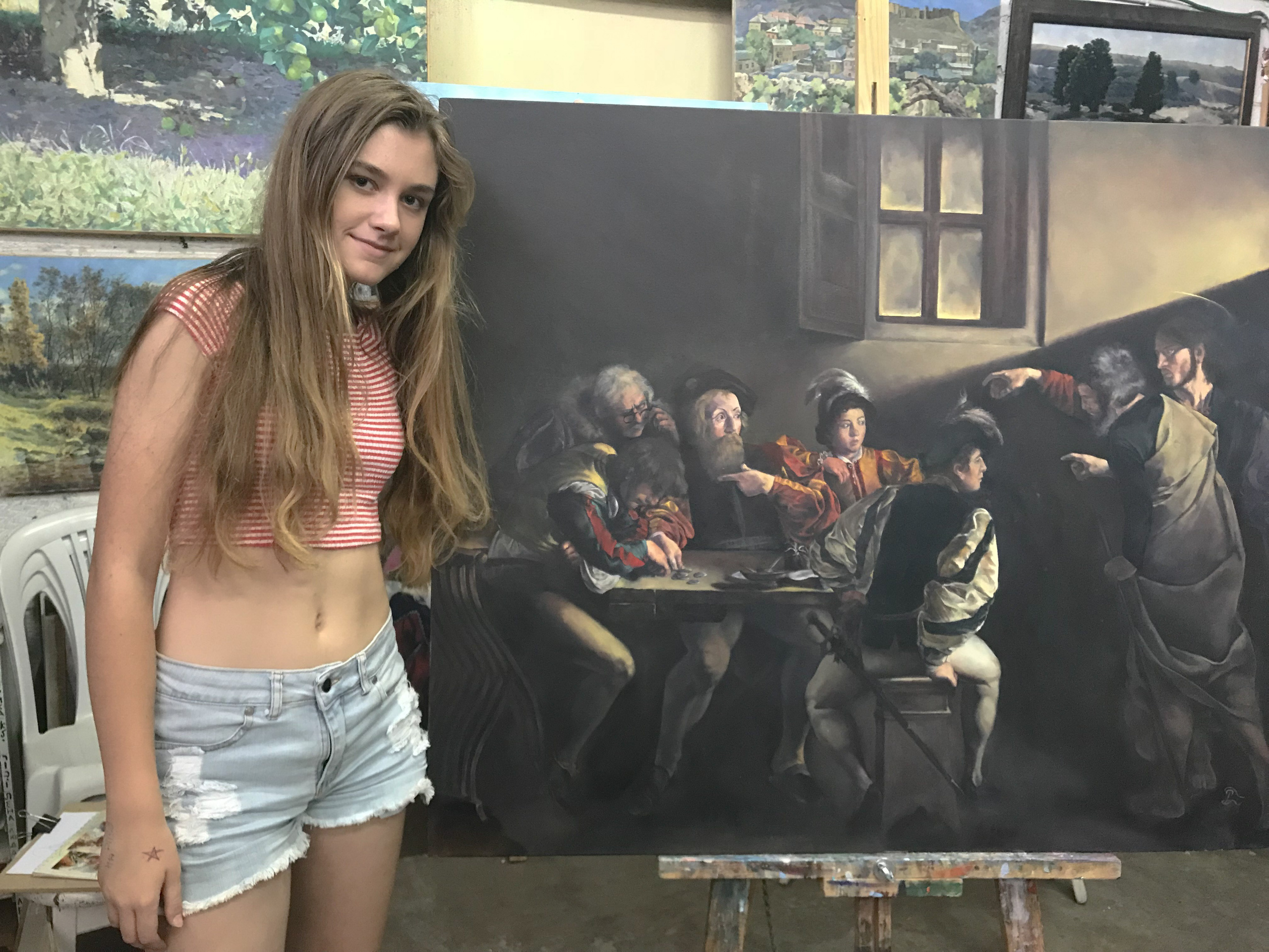 Copies of paintings. Artist Margarita Gusak