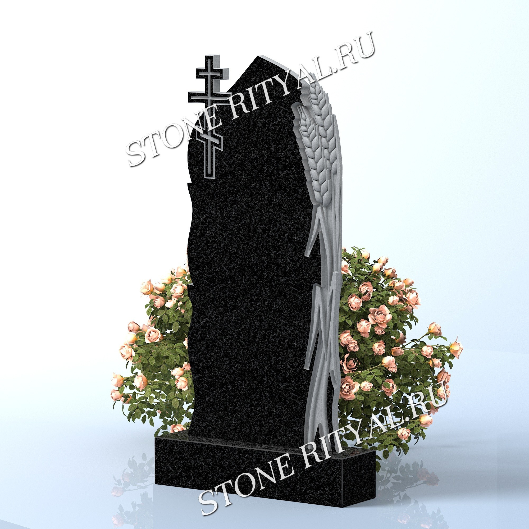 Вертикальные памятники фигурные. Изготовление и установка памятников в Москве и МО