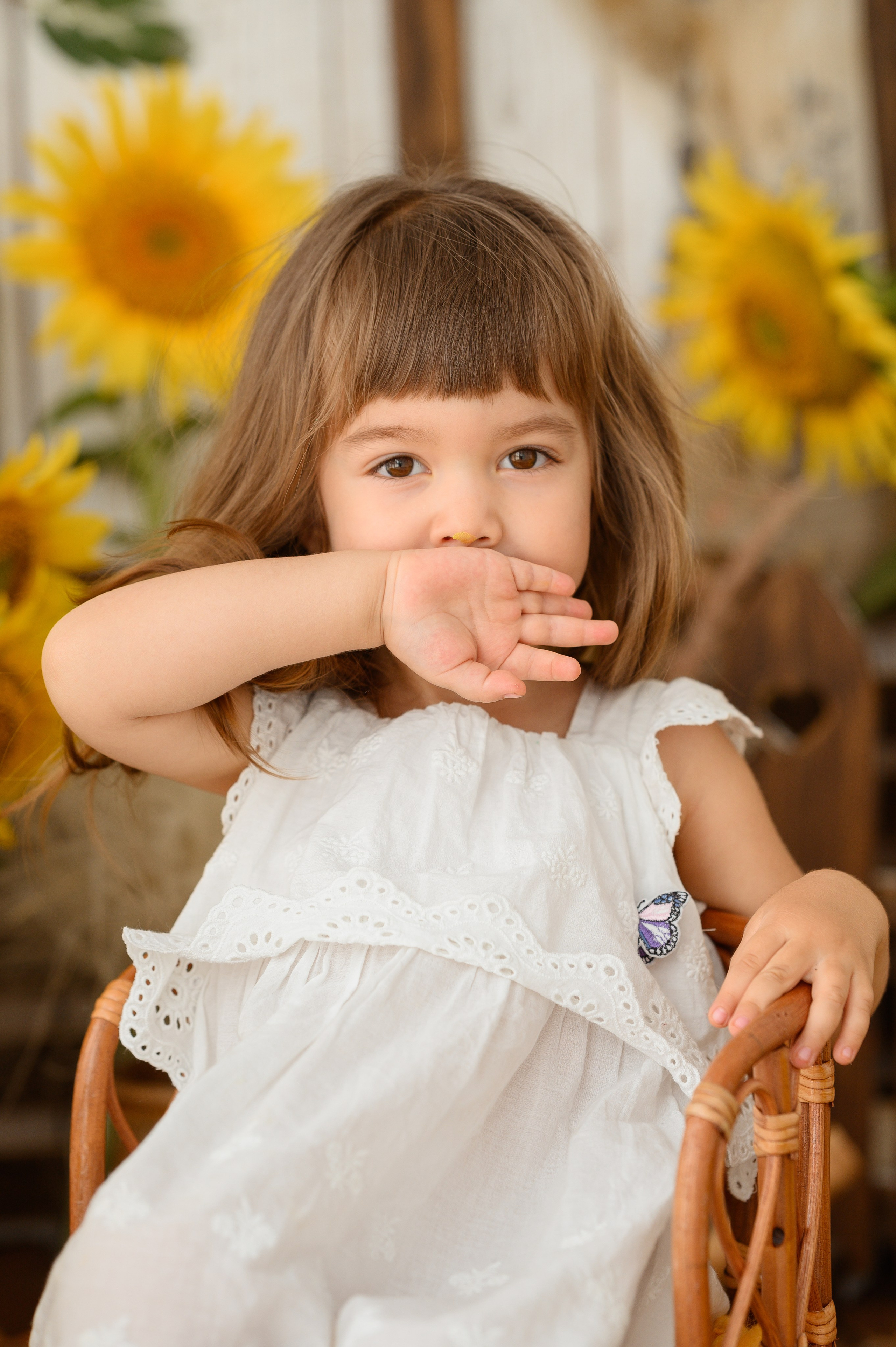 Альмина и подсолнухи. Детский и семейный фотограф Ирина Гладких