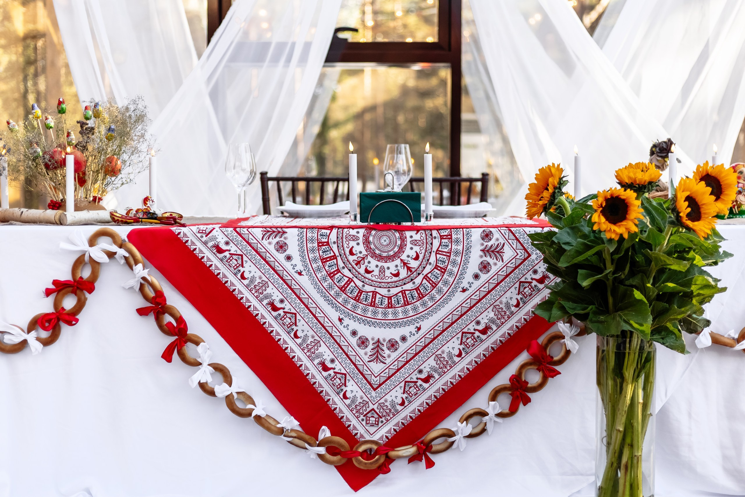 Свадьба в русском народном стиле оформление