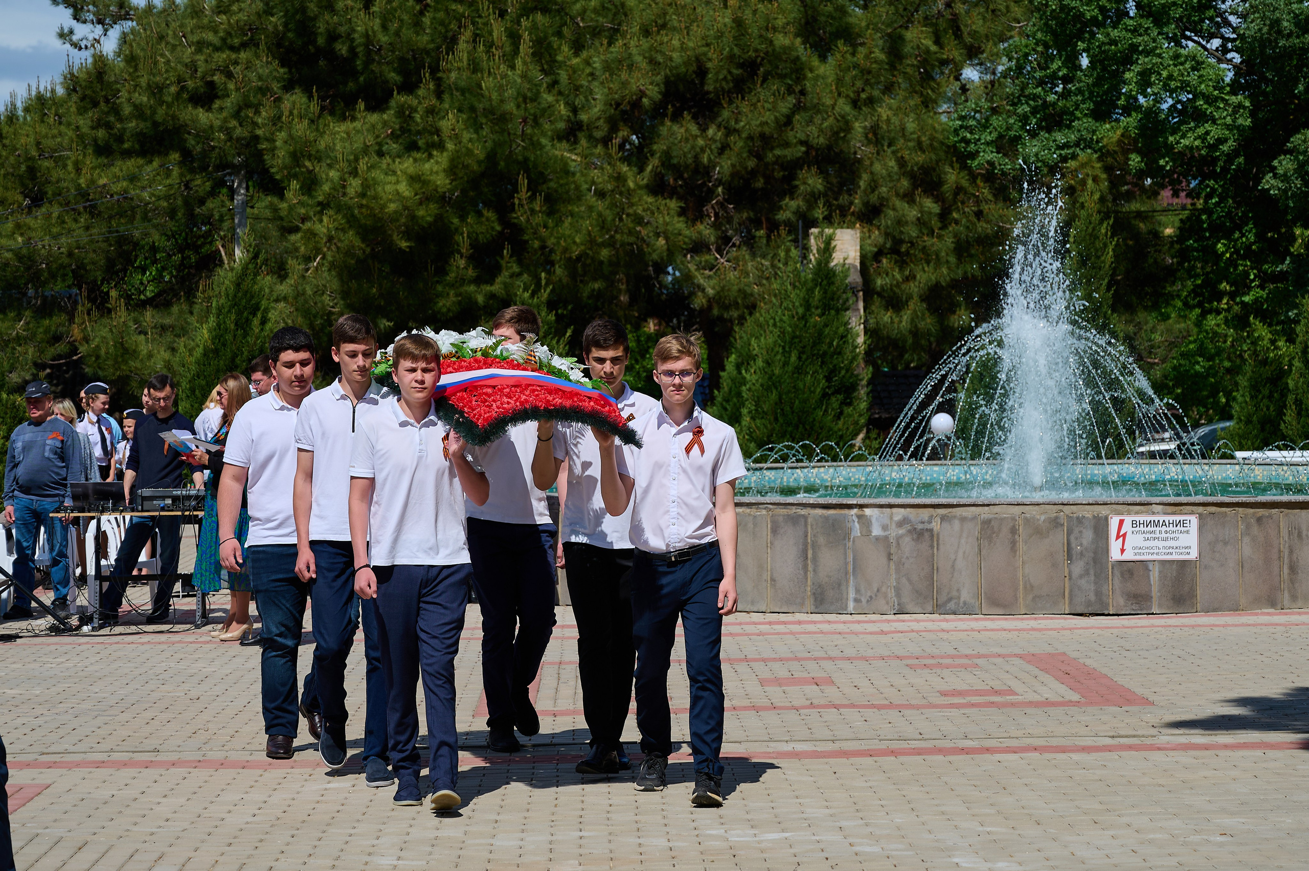 Митинг 9 мая. Жизнь курорта Кабардинка в фотографиях