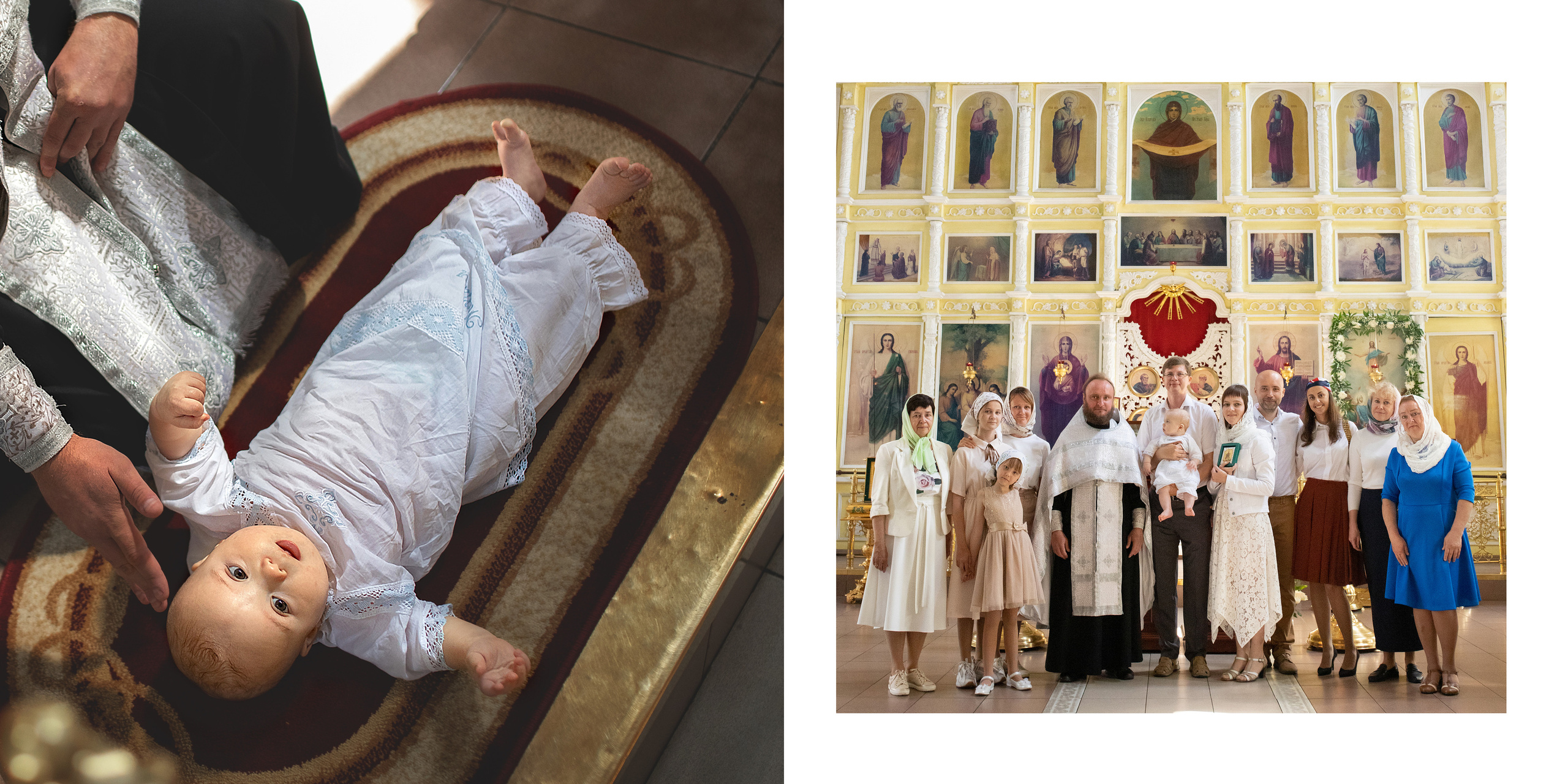 Крещение Михаила. Детский и семейный фотограф в Москве Вера Орлова