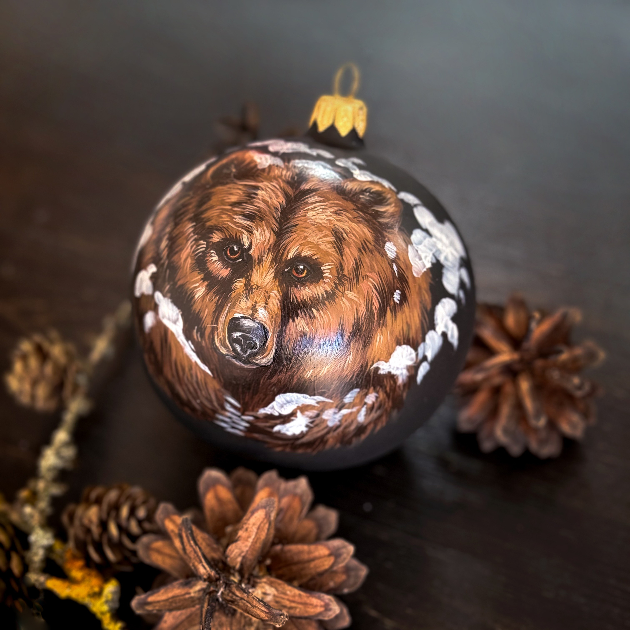 Елочный шар с росписью-Ваш лучший подарок на Новый Год. Арт-вечеринки и мастер-классы в Москве для взрослых и детей