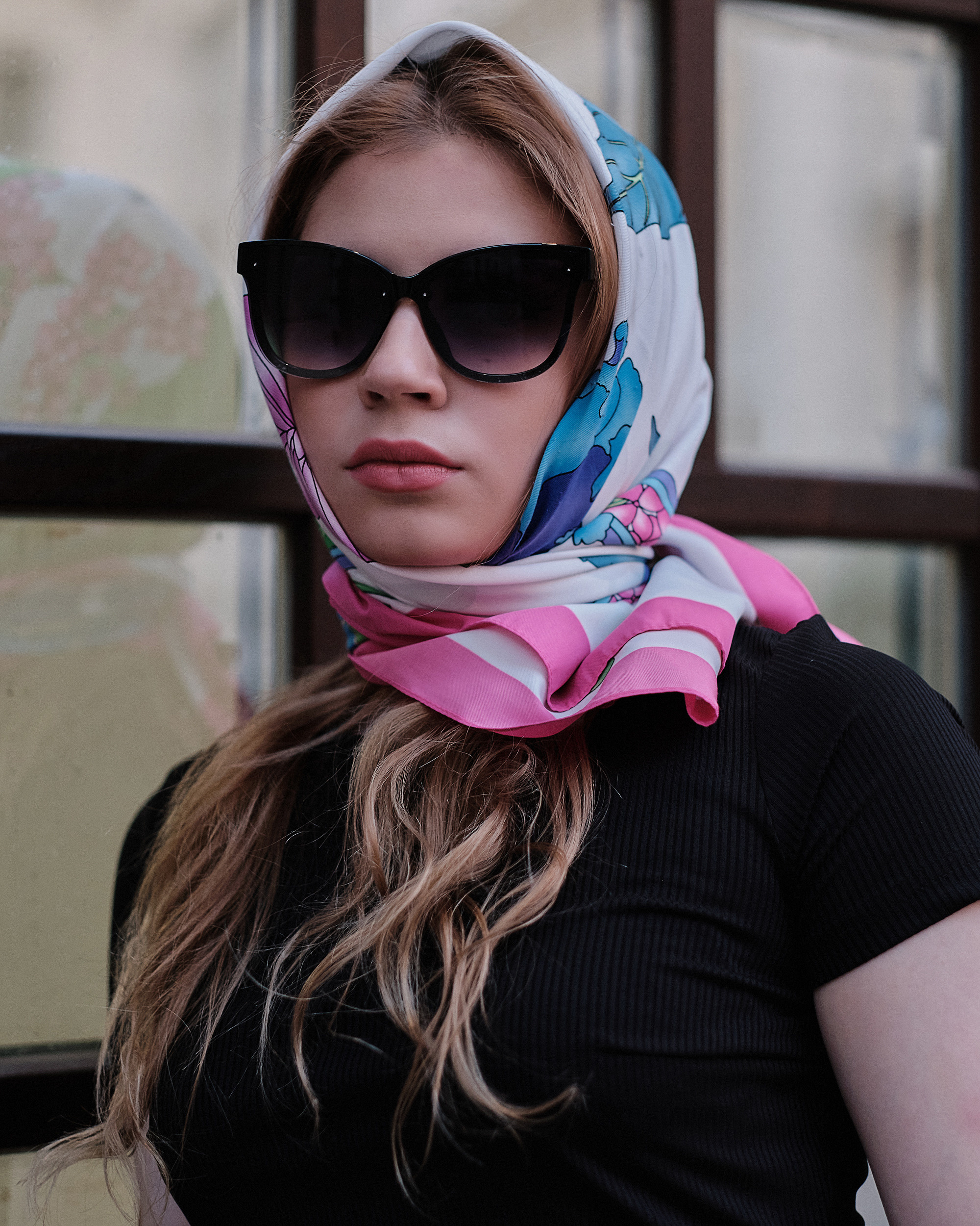 Фотосессия Алёны у жк. Италия. Портретная фотосъемка в Москве. Фотограф Алексей Афанасьев