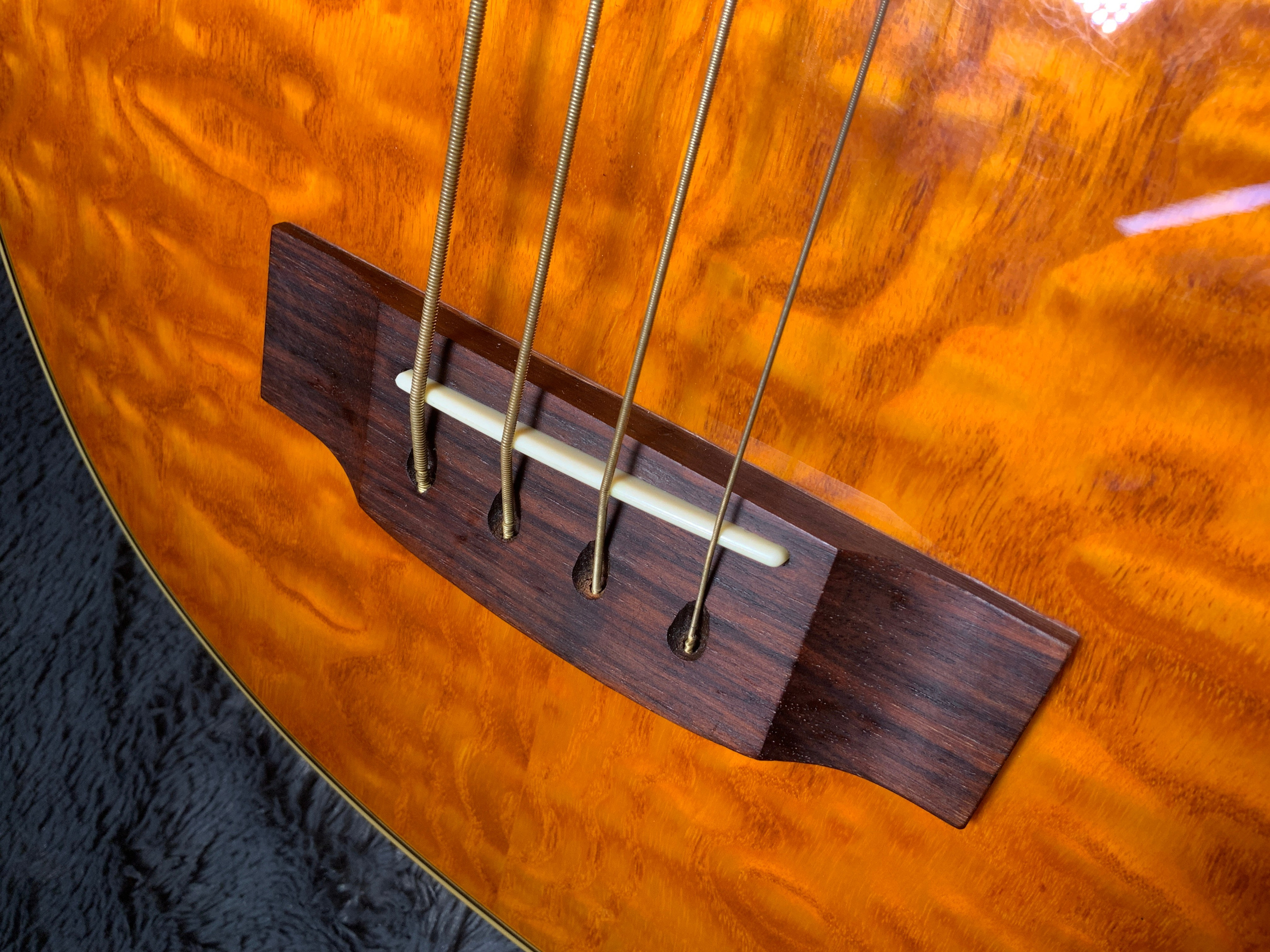 Zenn ZB22CE Hand Crafted Acoustic Bass by Classic Pro