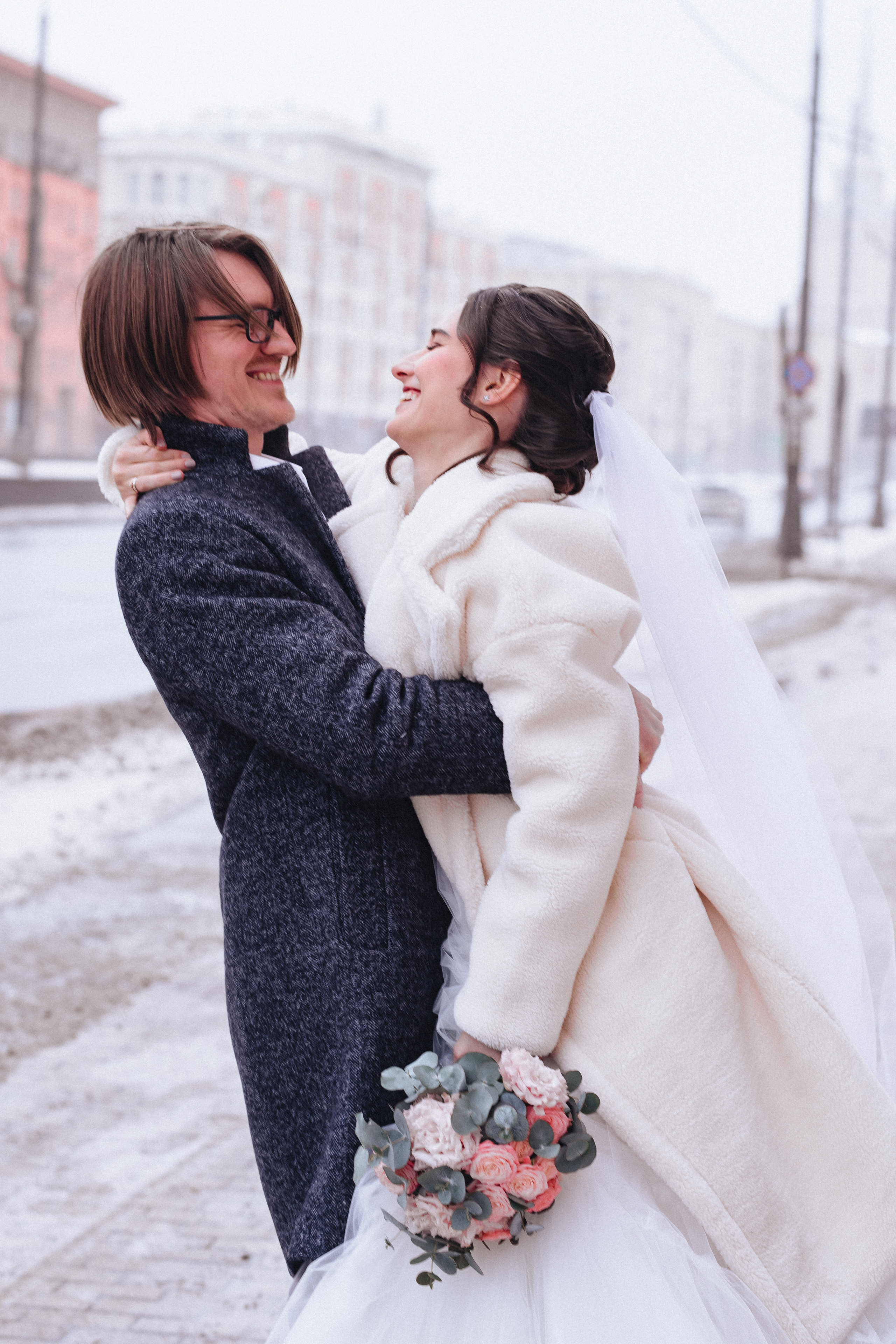 Февральская история двух влюблённых. Фотограф в Москве Алёна Гладкова