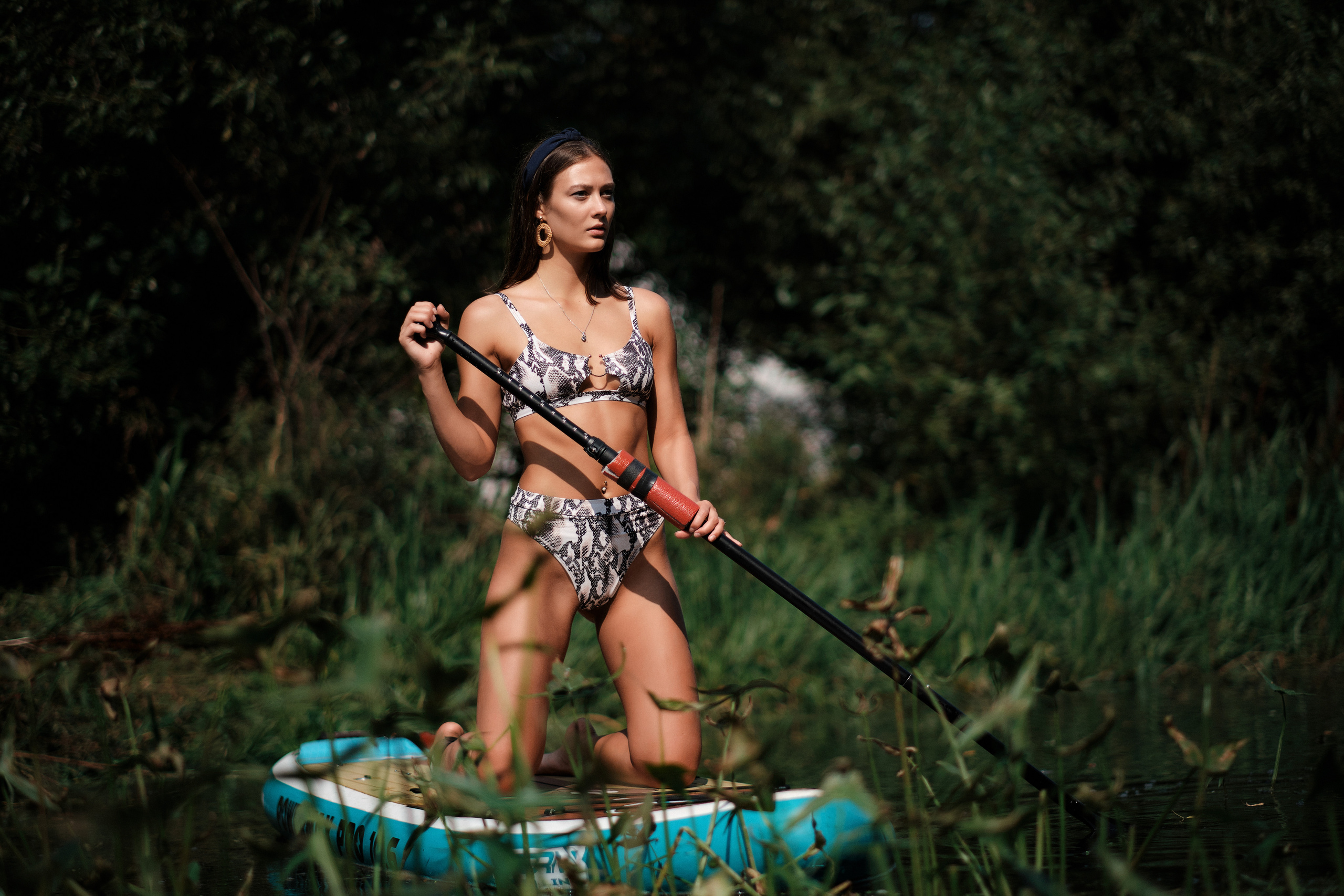 Фотосессия с Антониной на Sup сёрф. Портретная фотосъемка в Москве. Фотограф Алексей Афанасьев