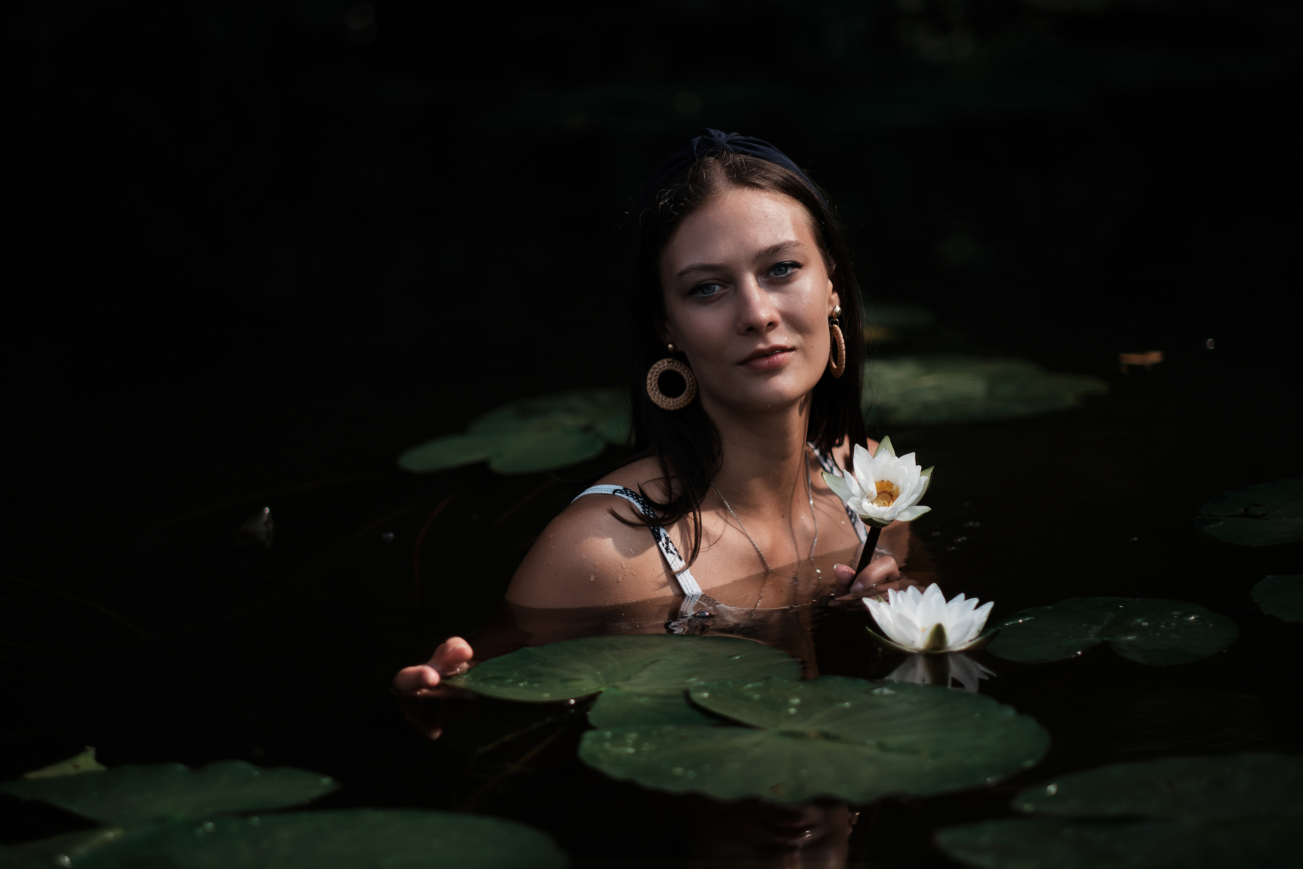 Фотосессия с Антониной на Sup сёрф. Портретная фотосъемка в Москве. Фотограф Алексей Афанасьев