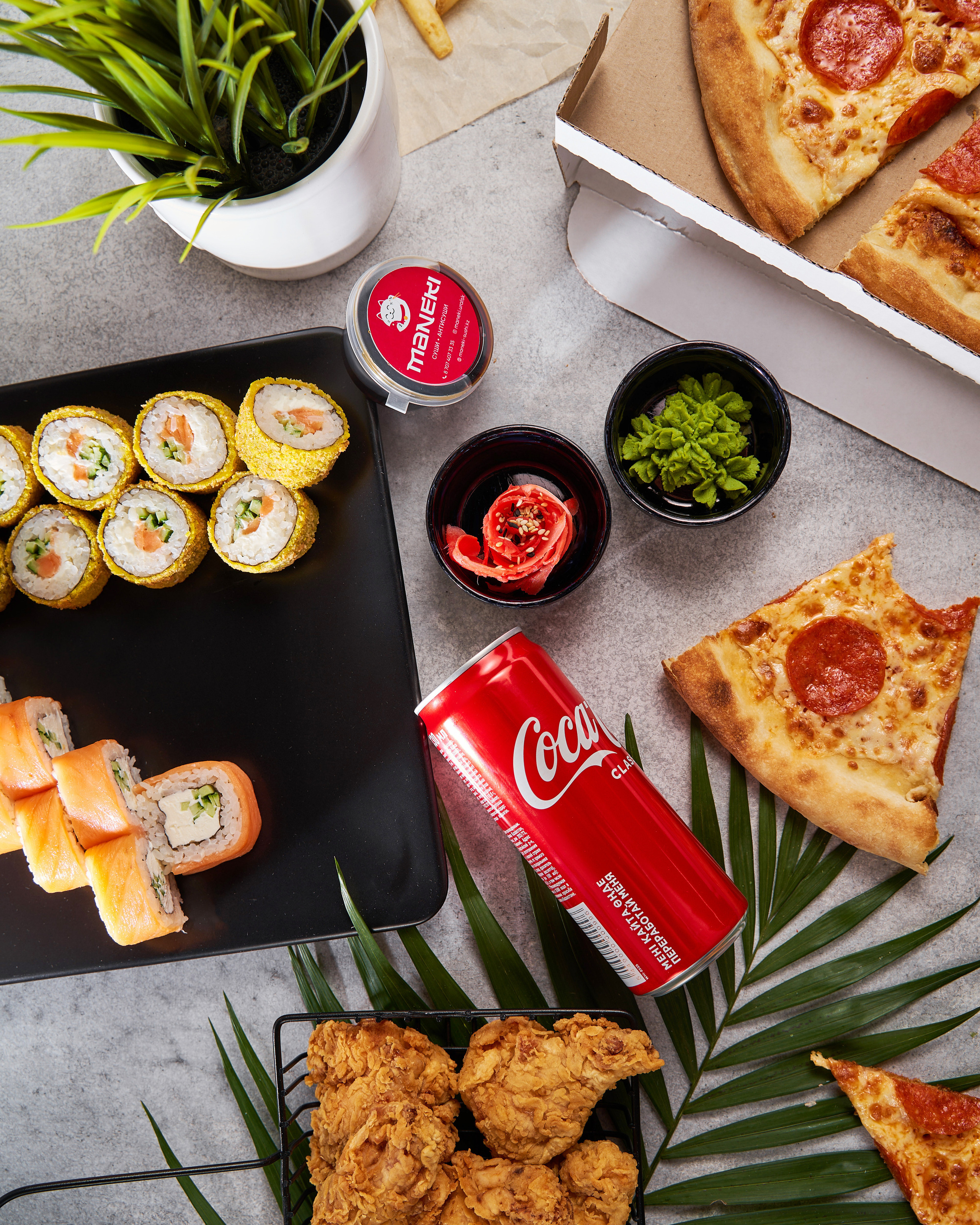 WOLT — Maneki sushi. Фотограф в Уральске Александр Хохлачёв | HOHLACHEV.COM