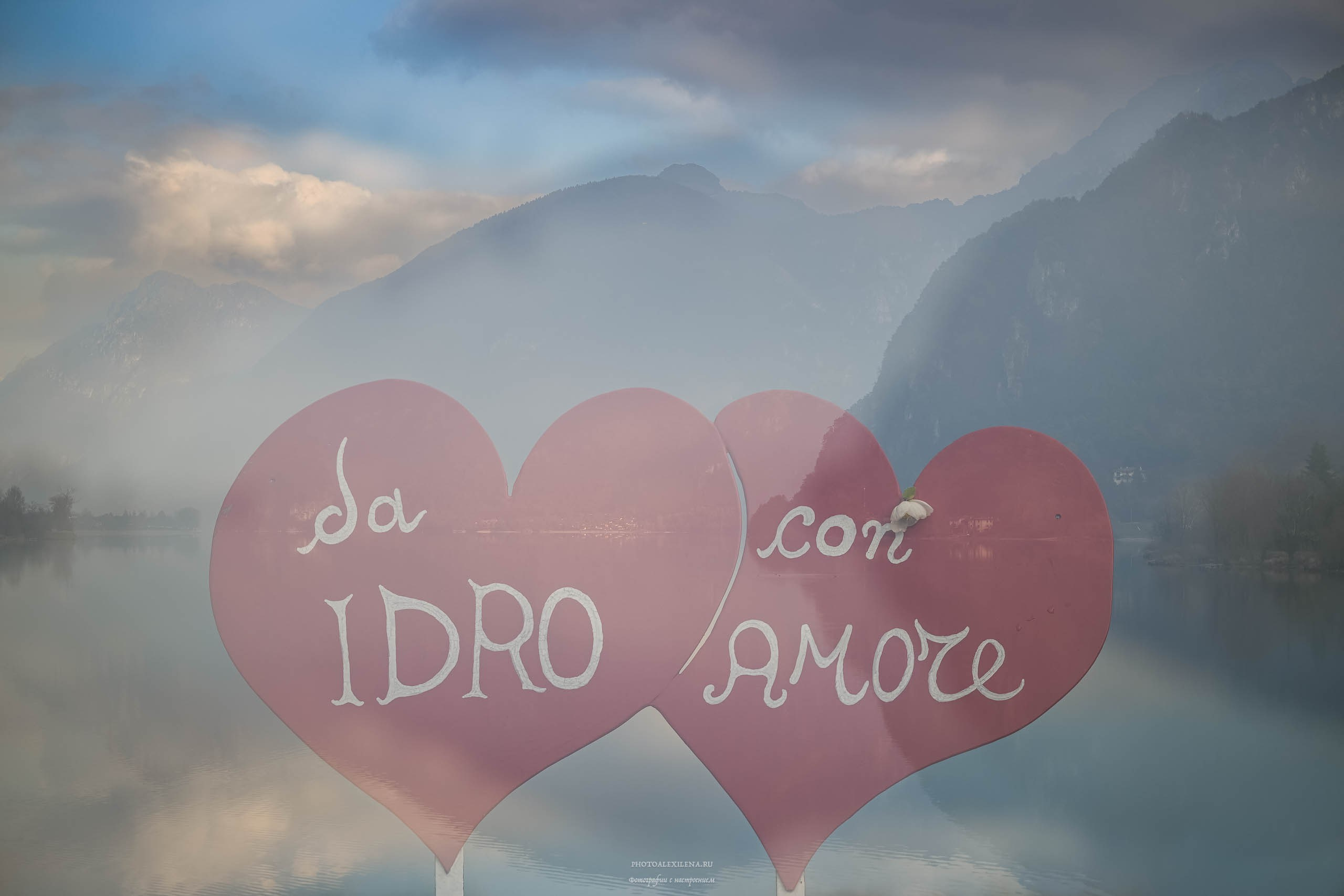 Озеро Идро-маленькая жемчужина. Авторские стильные фотокартины