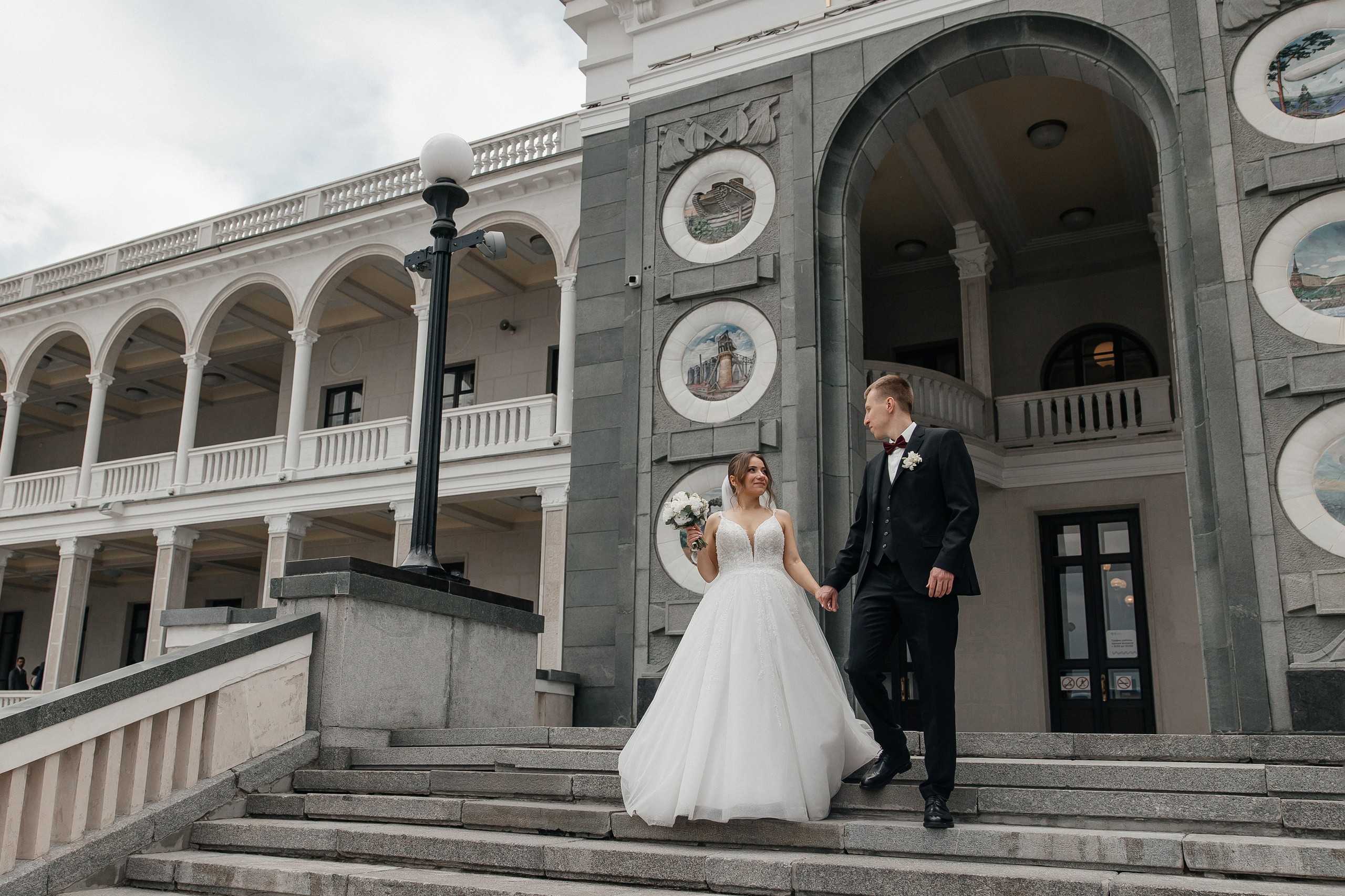 Свадебная прогулка на Северном речном вокзале