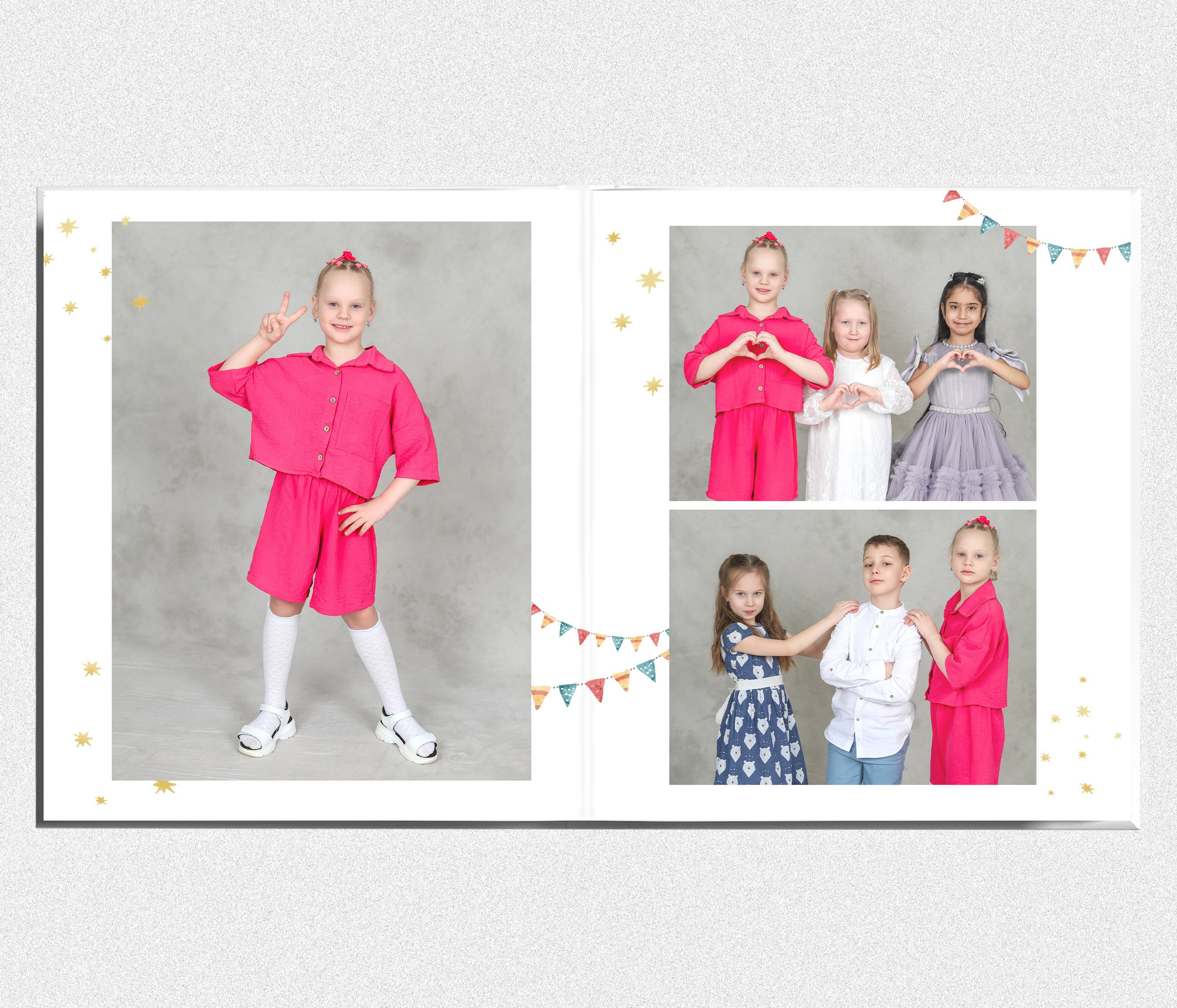 Фотокнига "Майн" для выпускника детского сада. Выпускные альбомы в Тюмени для школ, садов, вузов спортивных секций