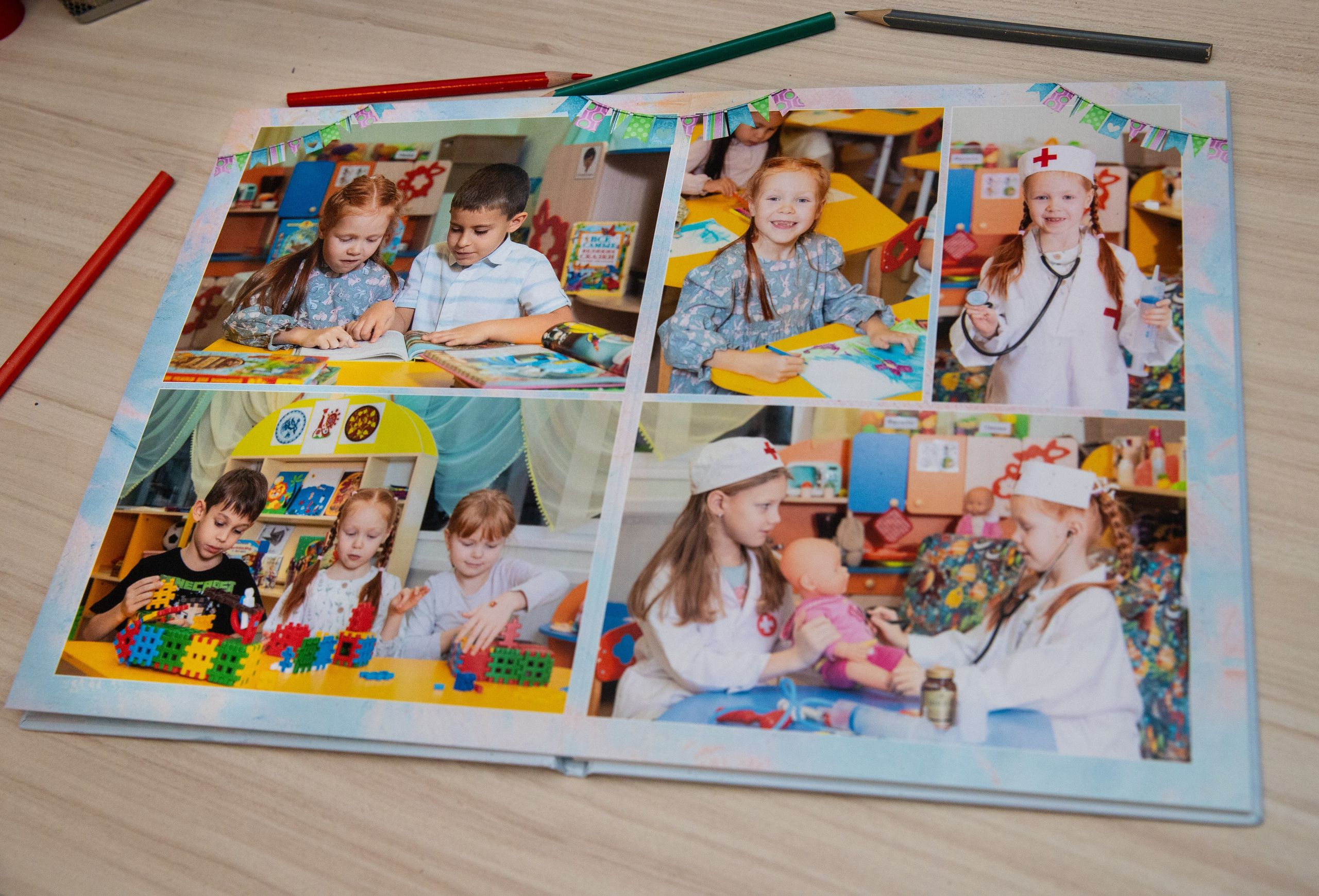 Выпускные альбомы для детского сада персональные