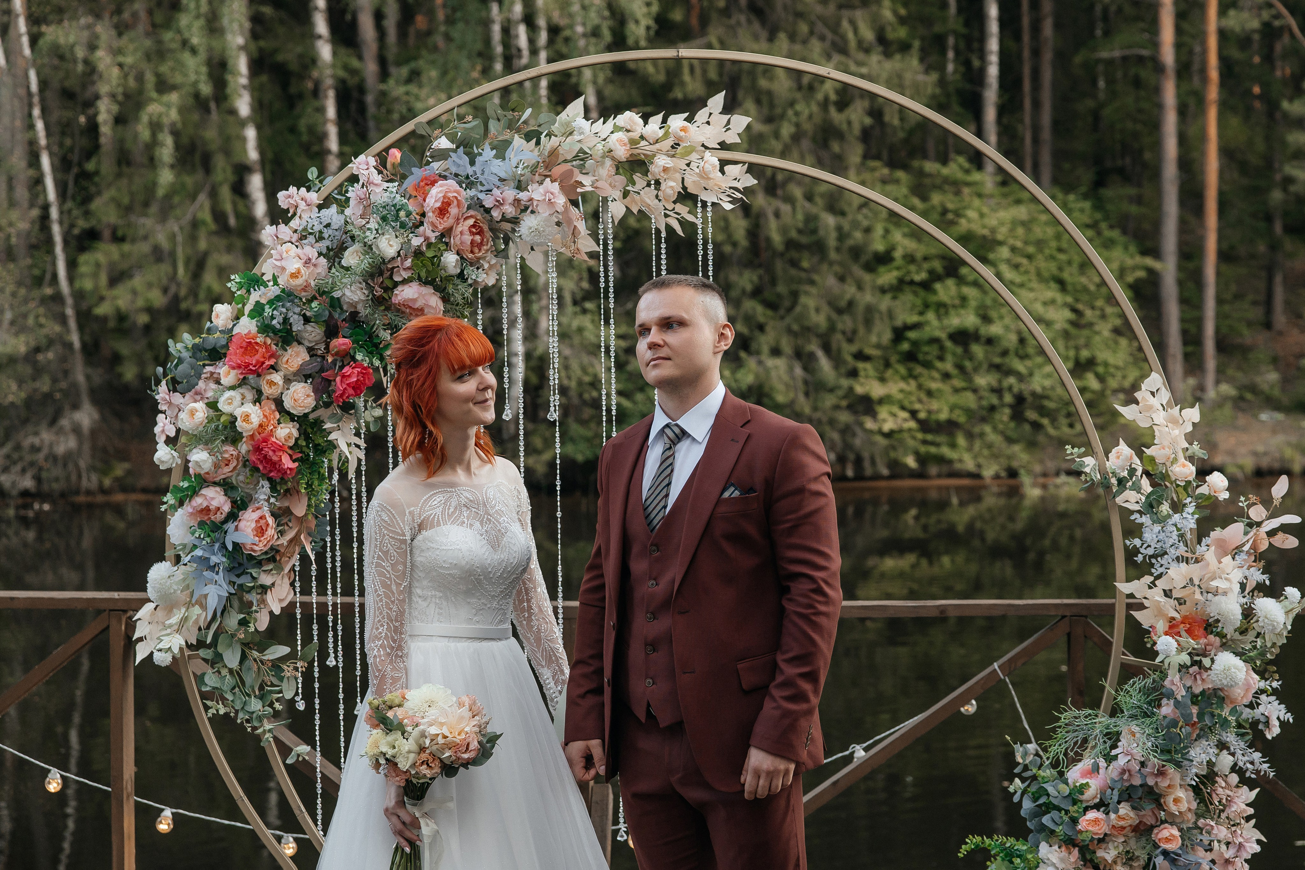 Выездная регистрация брака в «Горки Холидей». Свадебный фотограф в Москве Дарья Олендарёва