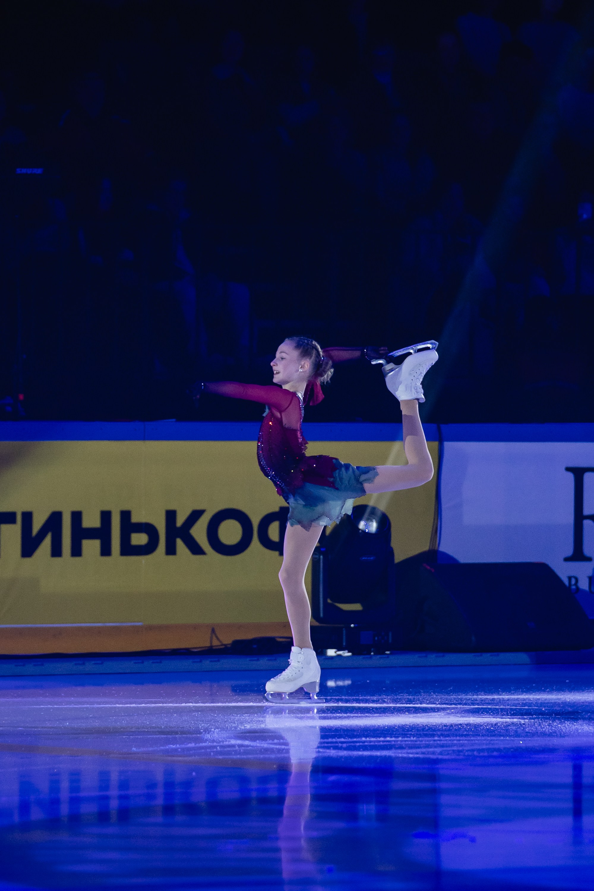 Шоу «Чемпионы на льду» в Новосибирске. Воробьева Ксения — Спортивный и танцевальный фотограф Новосибирск