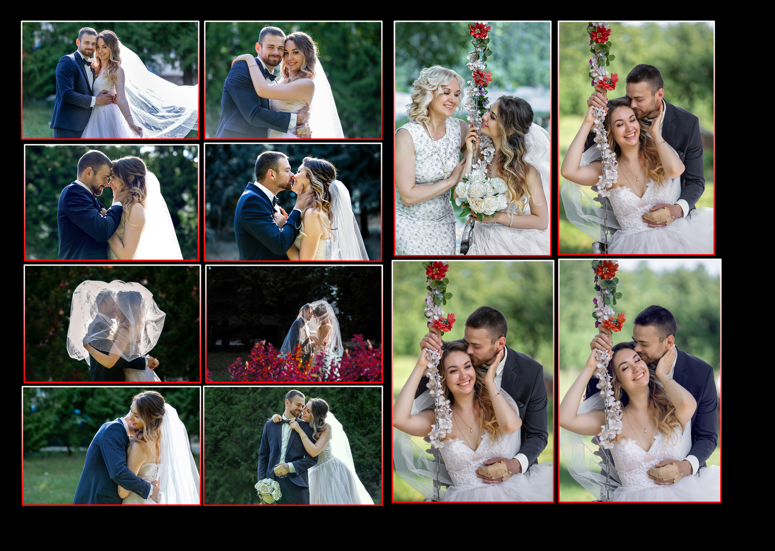 Свадебная фотокнига Артема и Юлии. Свадебный фотограф в Барановичах Вячеслав Шах-Гусейнов, фотошкола