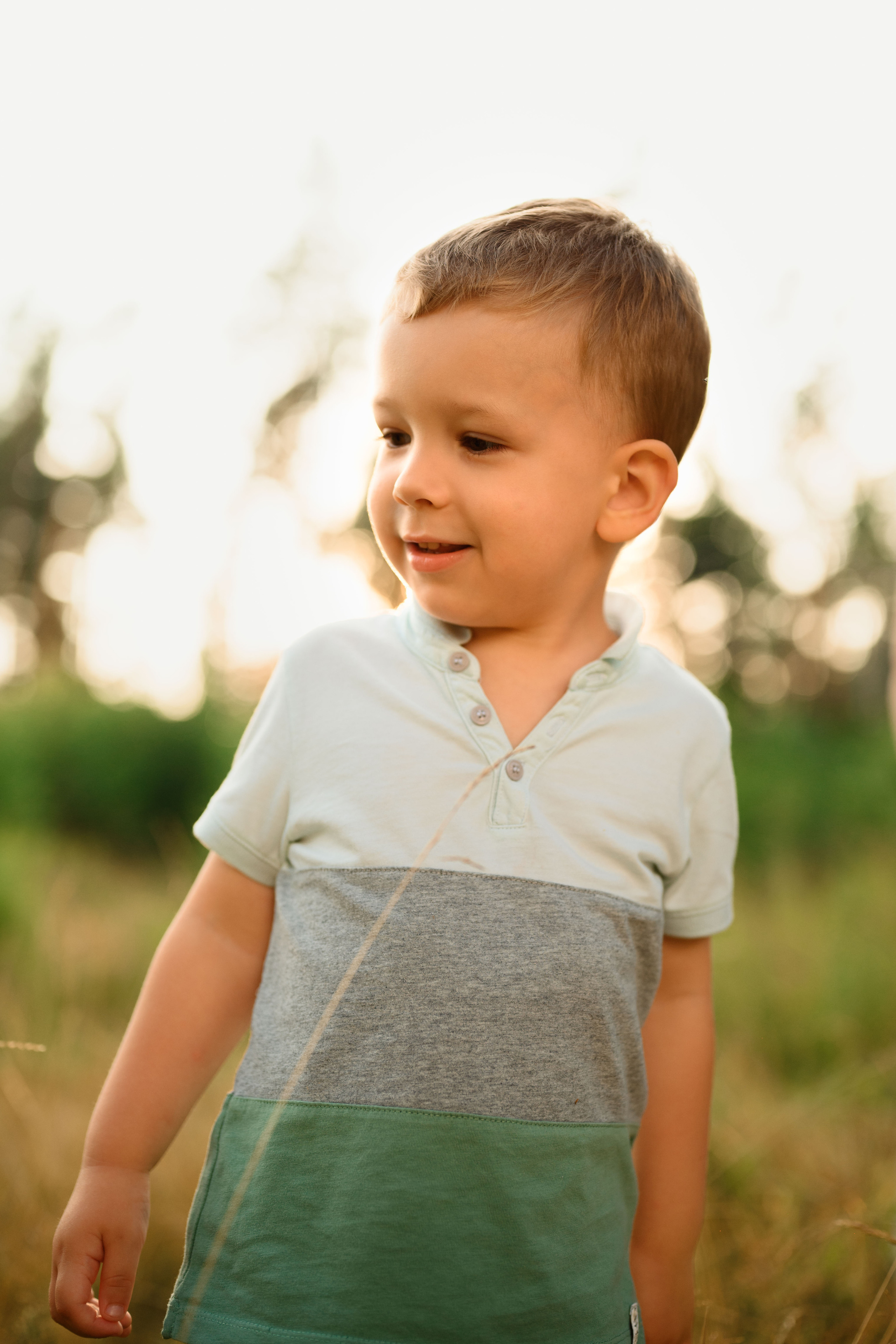 Семейная фотосессия в поле. Фотограф в Белграде Чугреева Елена