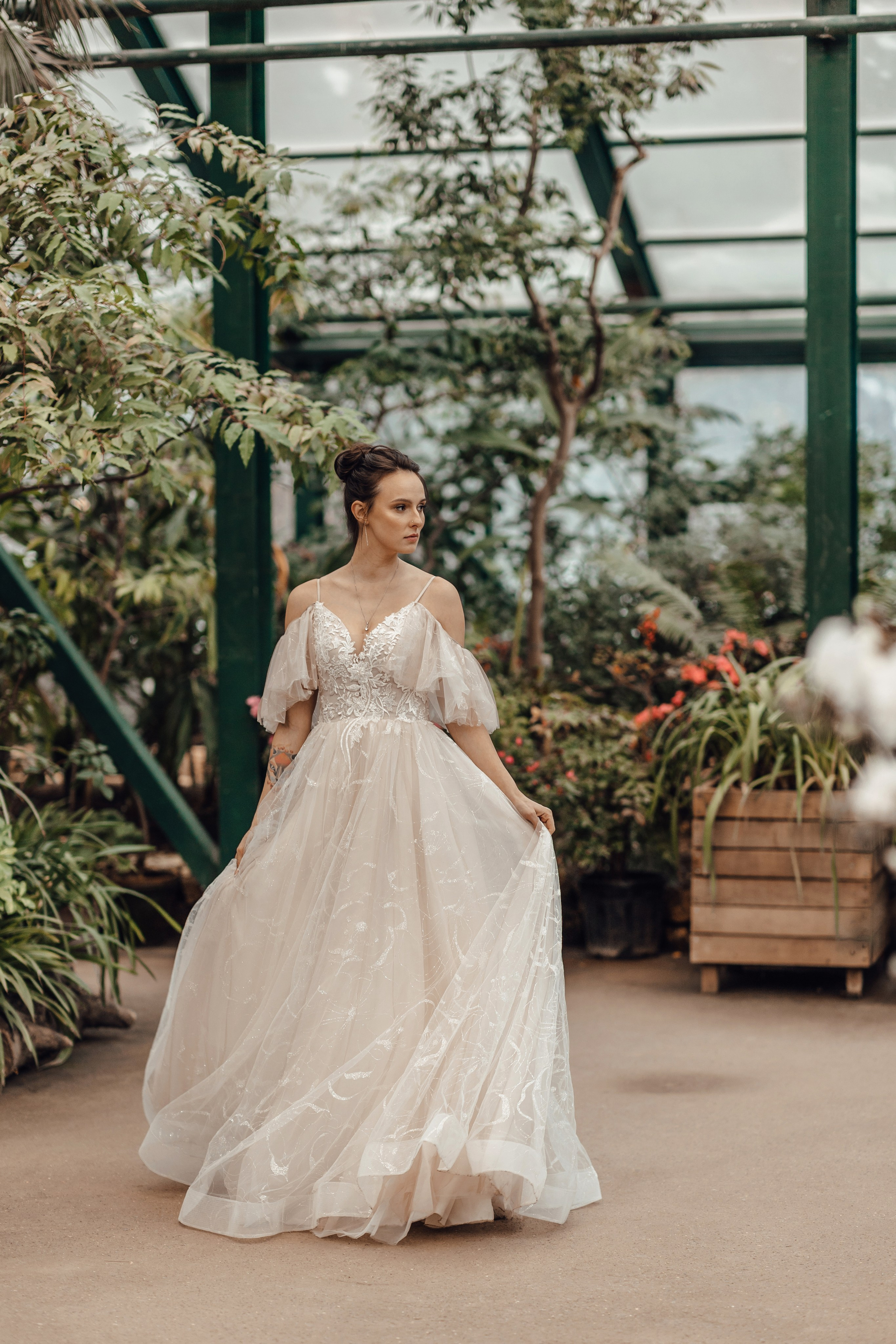 Свадебная фотосессия в Оранжерее Аптекарский огород