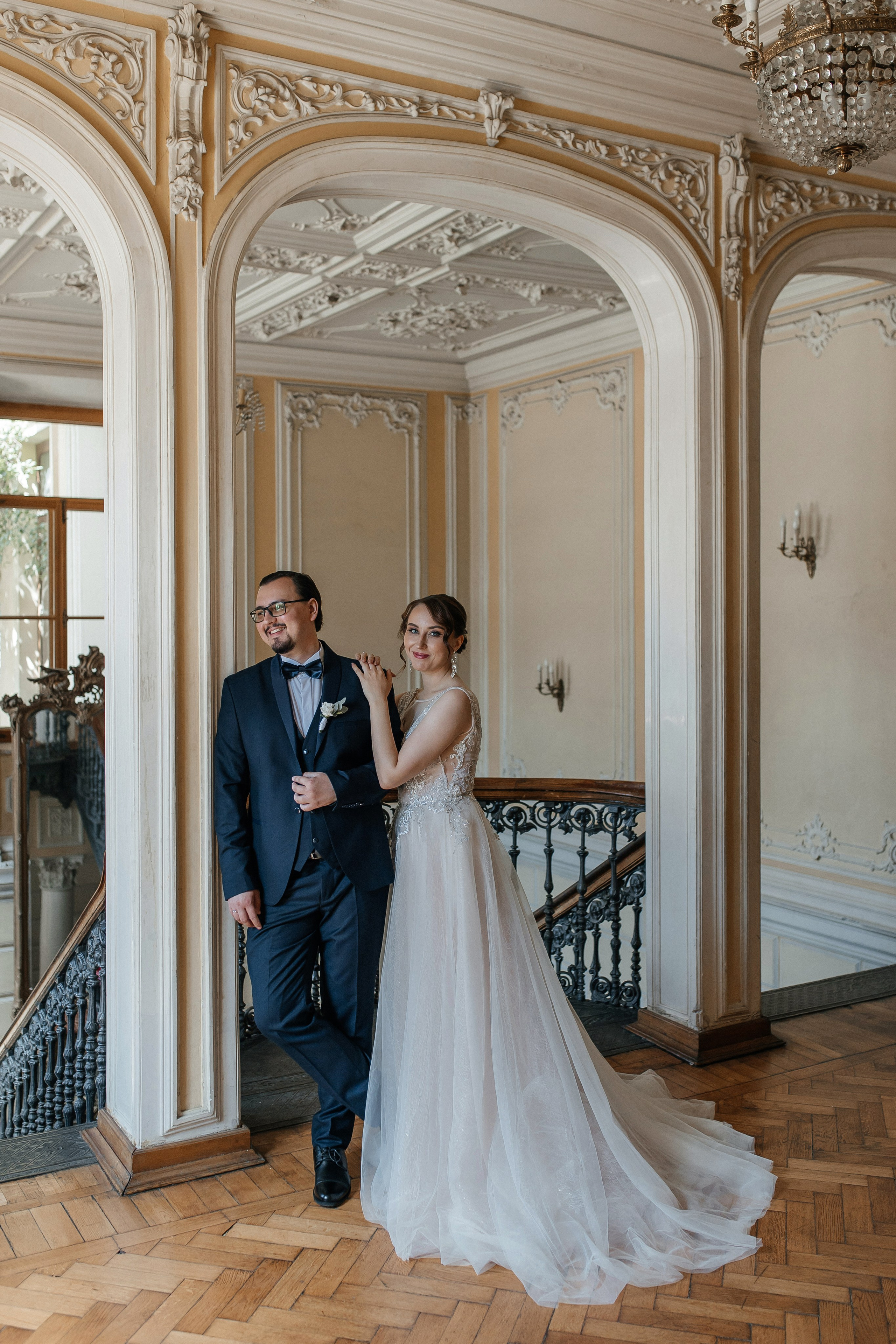 Свадебная фотосессия в Библиотеке-читальне имени Пушкина. Свадебный фотограф в Москве Дарья Олендарёва