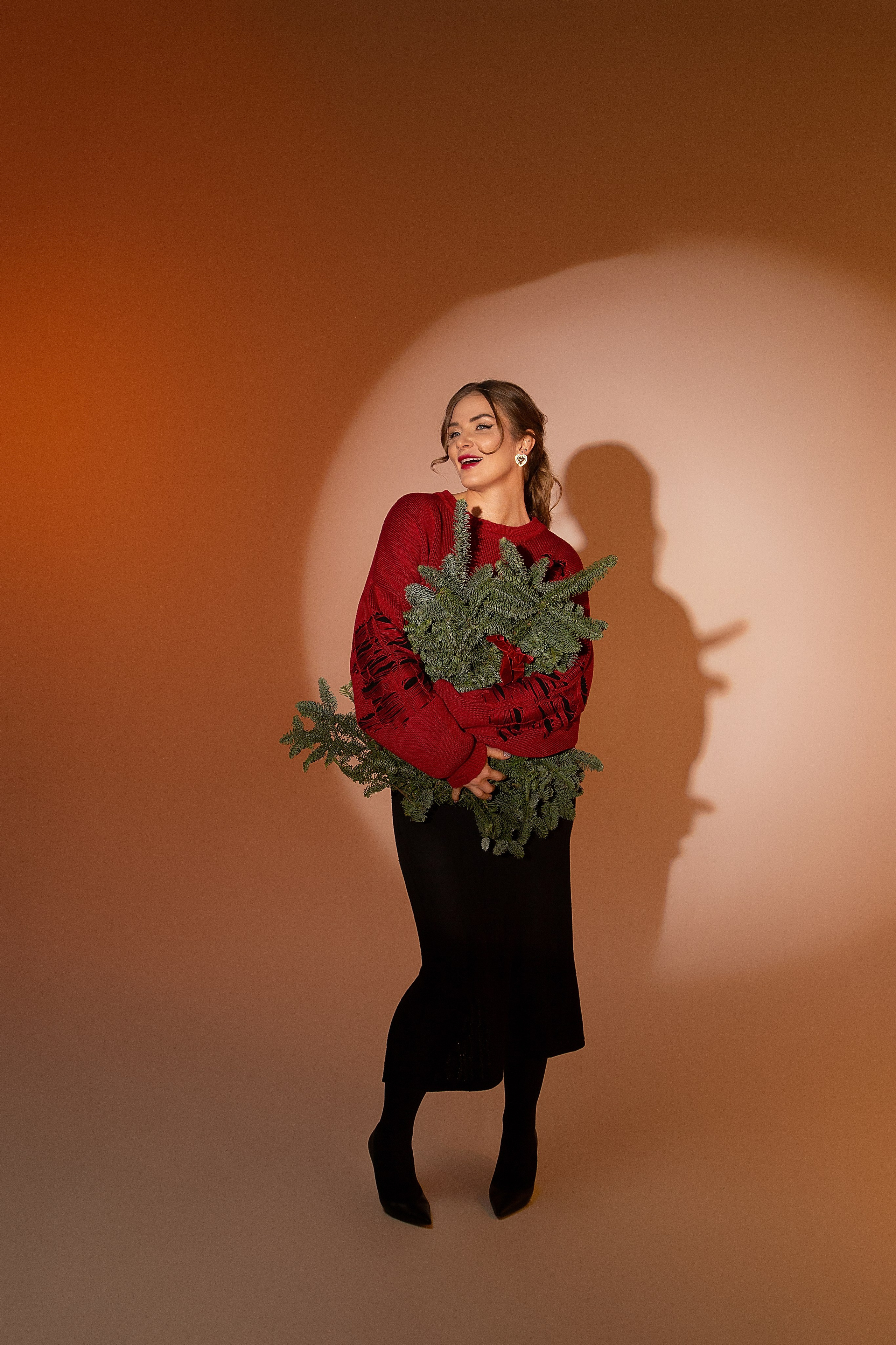 Новогодняя съемка с удавом. Фотограф в стиле Vogue в Орле