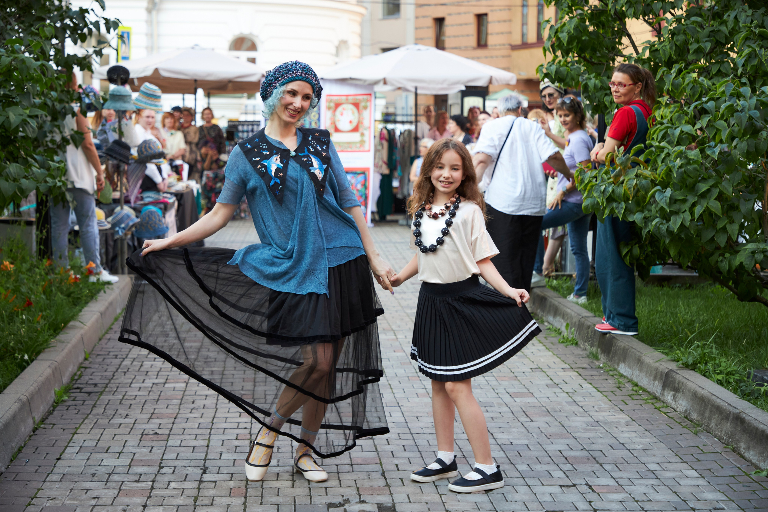 Репортажная съёмка с показа мод сообщества «Мода без пафоса» в Москве. Анна Потявина. Фотограф Москва